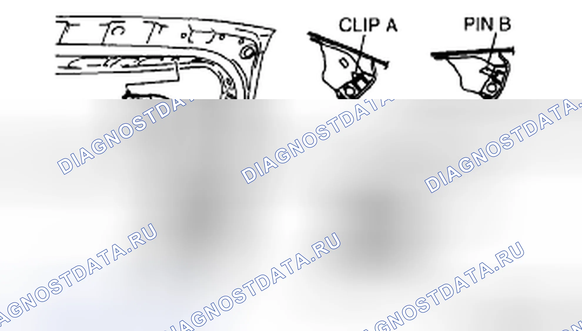 Рис. 84: СНЯТИЕ / УСТАНОВКА БОКОВОЙ облицовки ЗАТВОРА ЛИФТА. Mazda CX-7 I