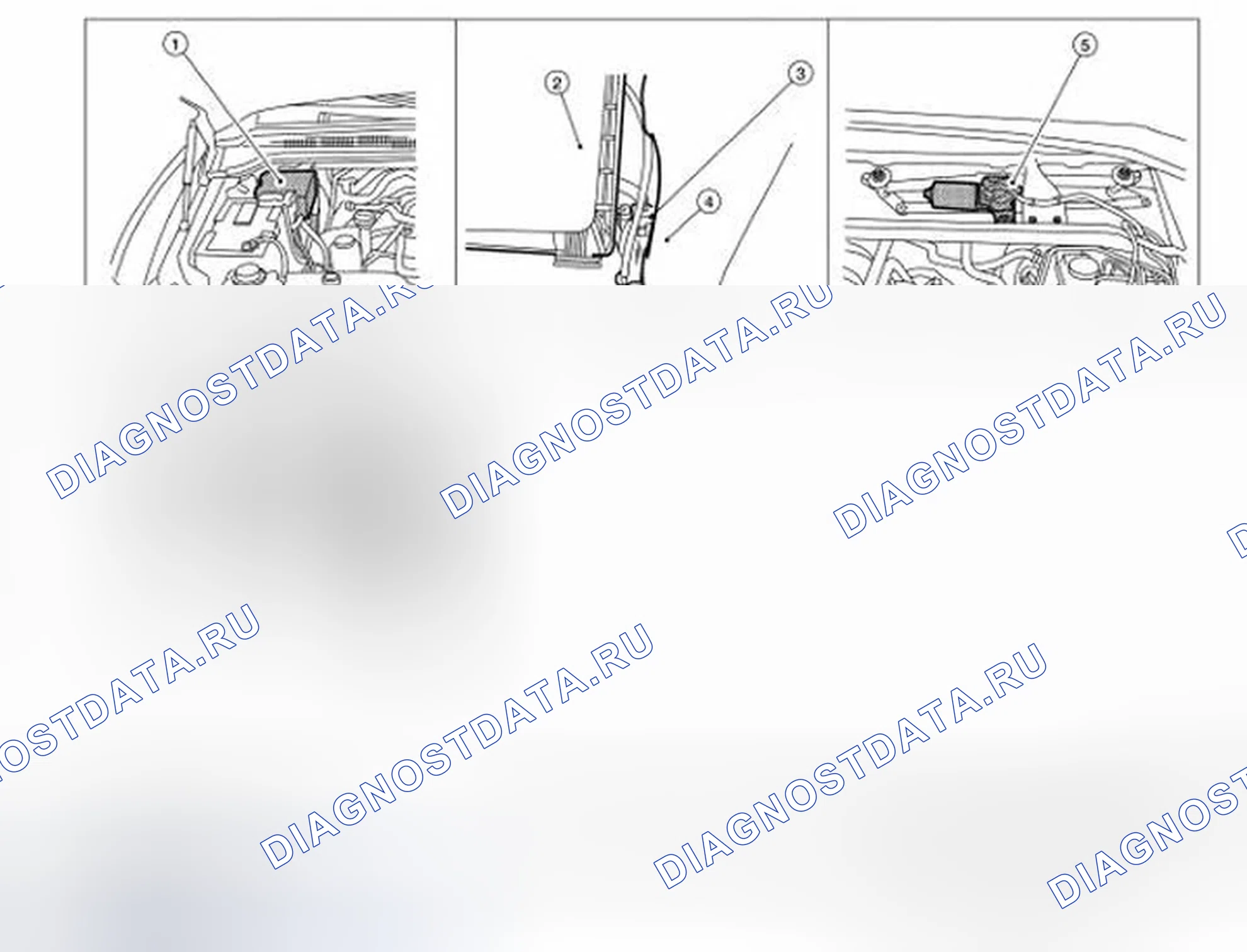 Рис. 1: Расположение компонентов. Infiniti QX56 I рестайлинг