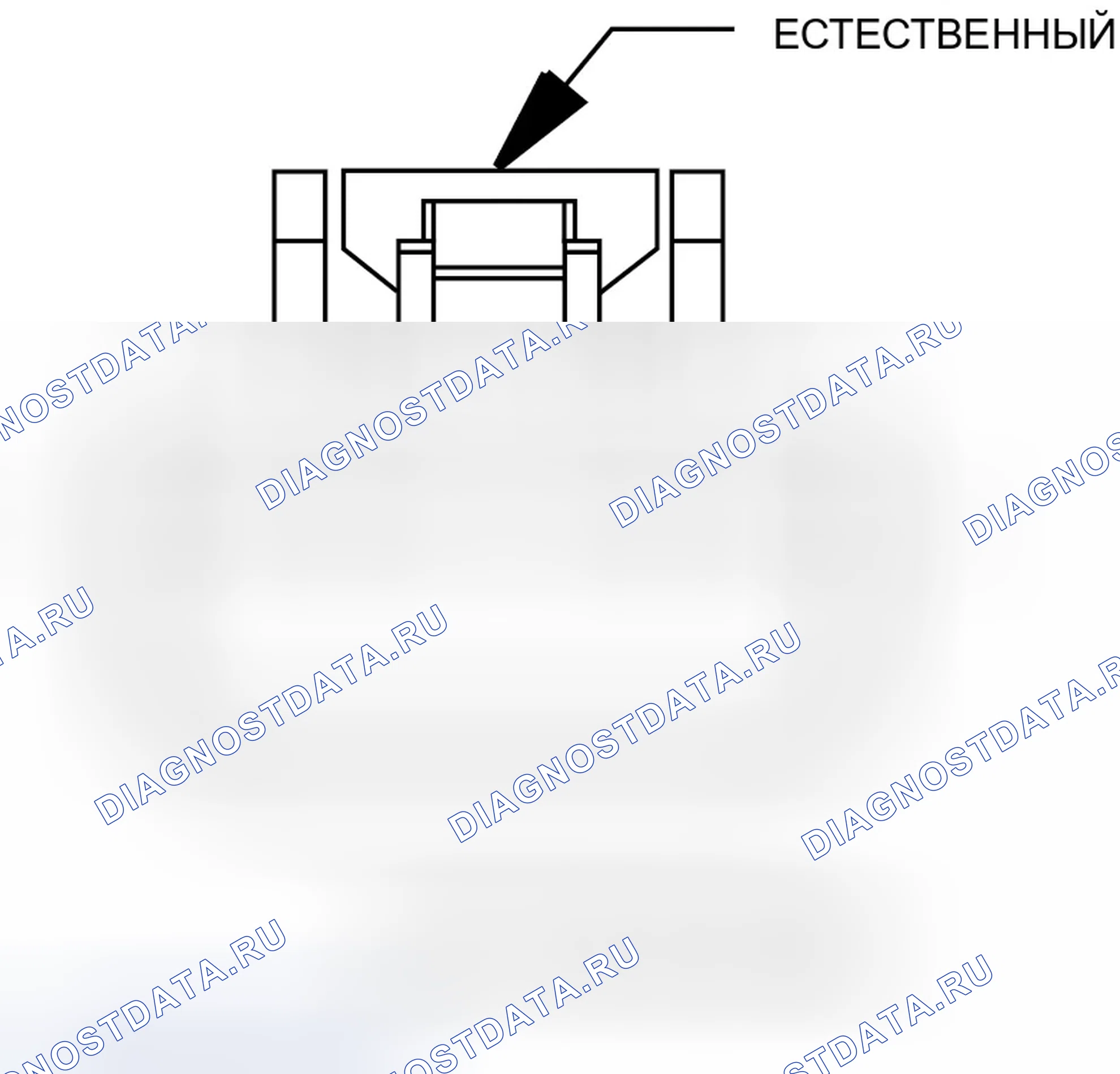 Рис. 180: Вид с торца разъема двигателя вентилятора. Dodge Caliber I