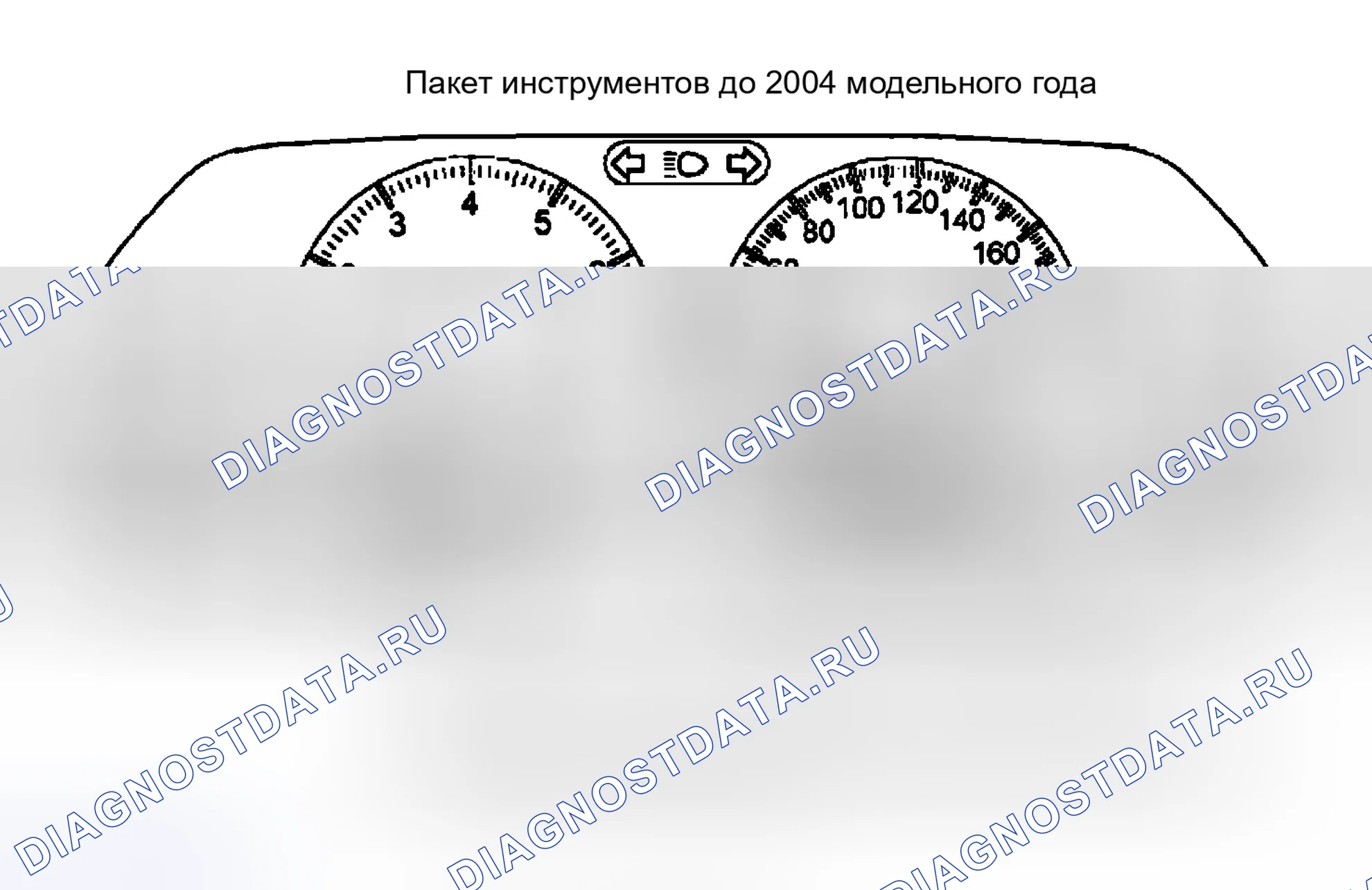Рис. 117: Дисплеи приборного блока. Land Rover Freelander L314
