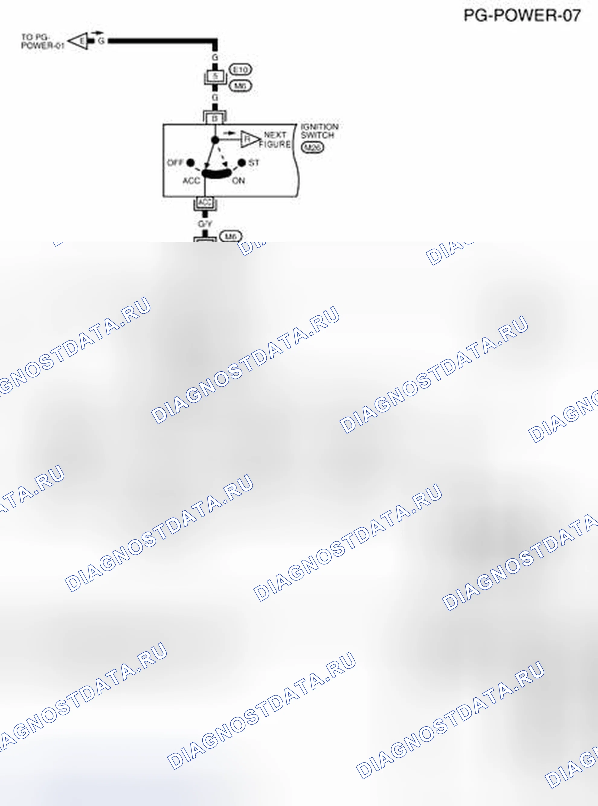 Рис. 26: электросхема - Pg-Питание-07. Nissan Frontier D40