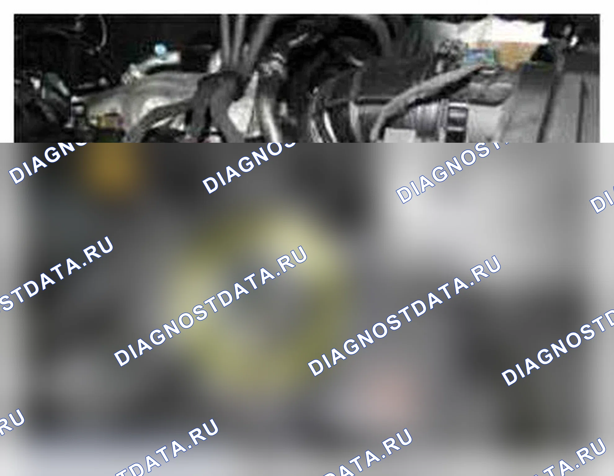 Рис. 128: Расположение компонентов. Hyundai Santa Fe III