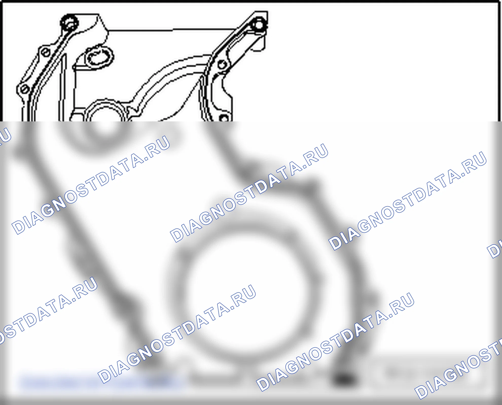 Уплотнительные прокладки фланца и маховик (3,6/191 кВт FSI). Skoda Superb Ii