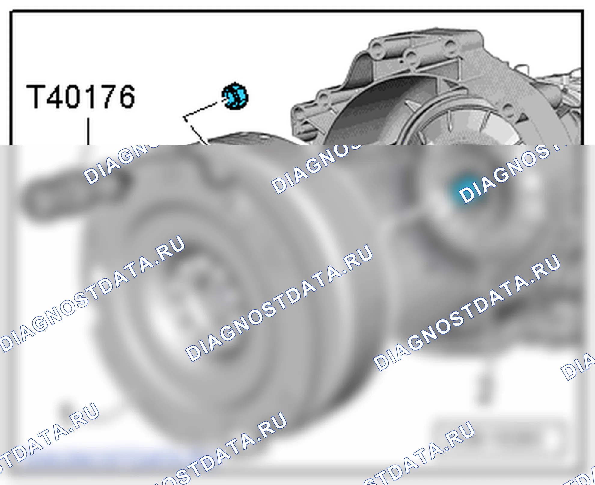Демонтировать и установить гидротрансформатор (тд 2). Audi Q5 II