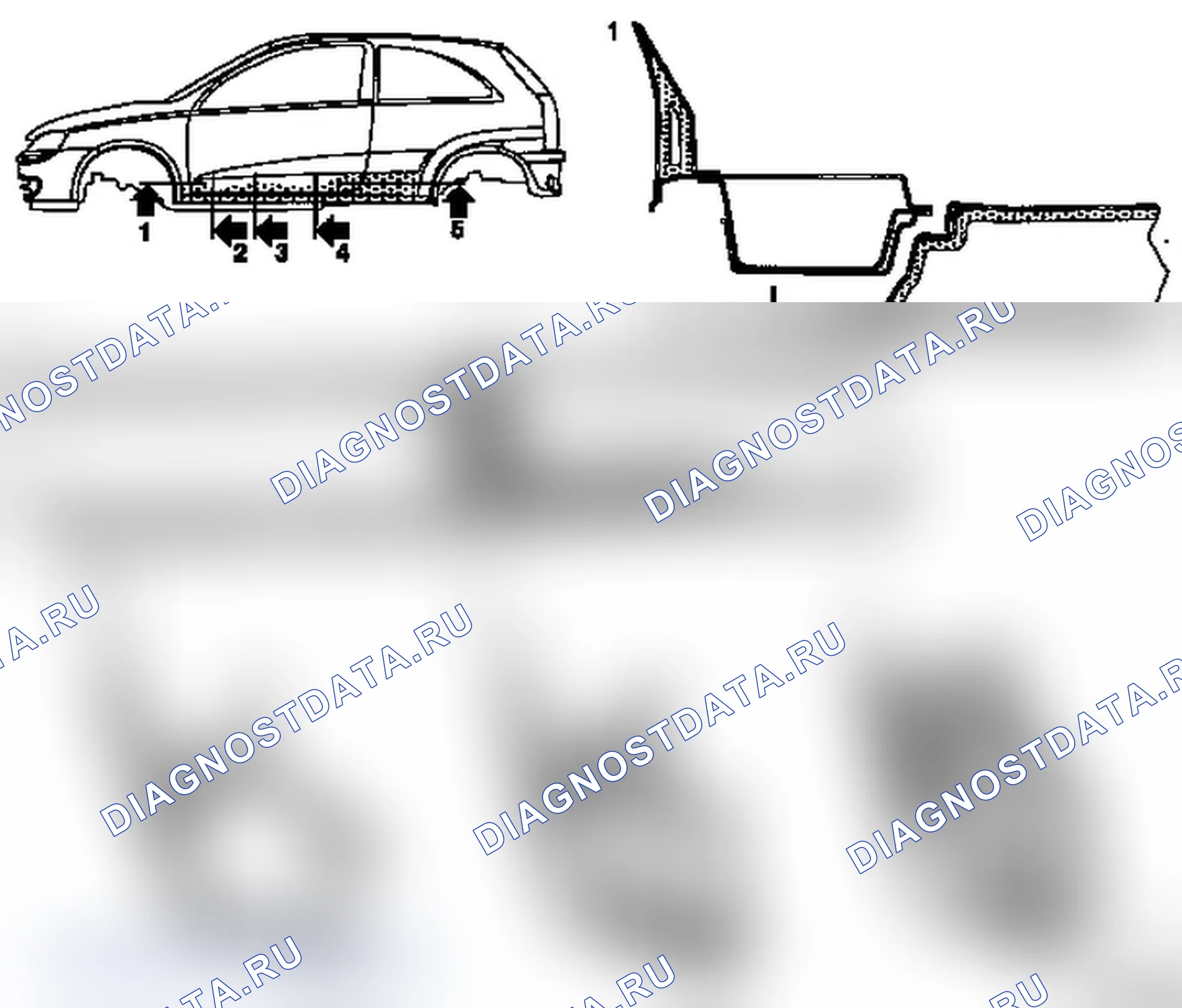 Меры антикоррозионной защиты в серийном производстве - модели F 08, F 08 & W5L, F 68, F 25, F 06. Opel Combo C