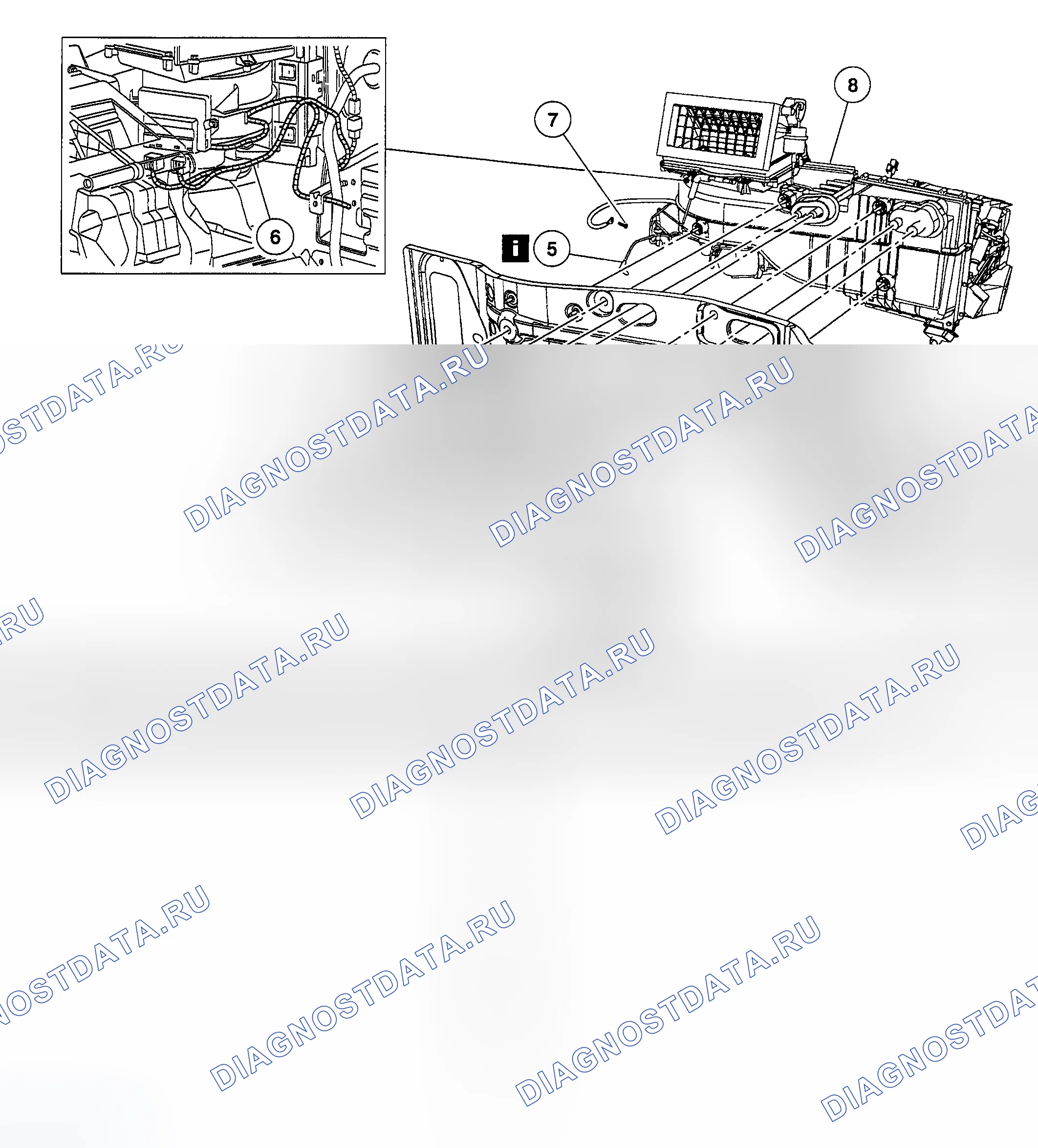 Рис. 116: Демонтаж и монтаж. Ford Explorer III
