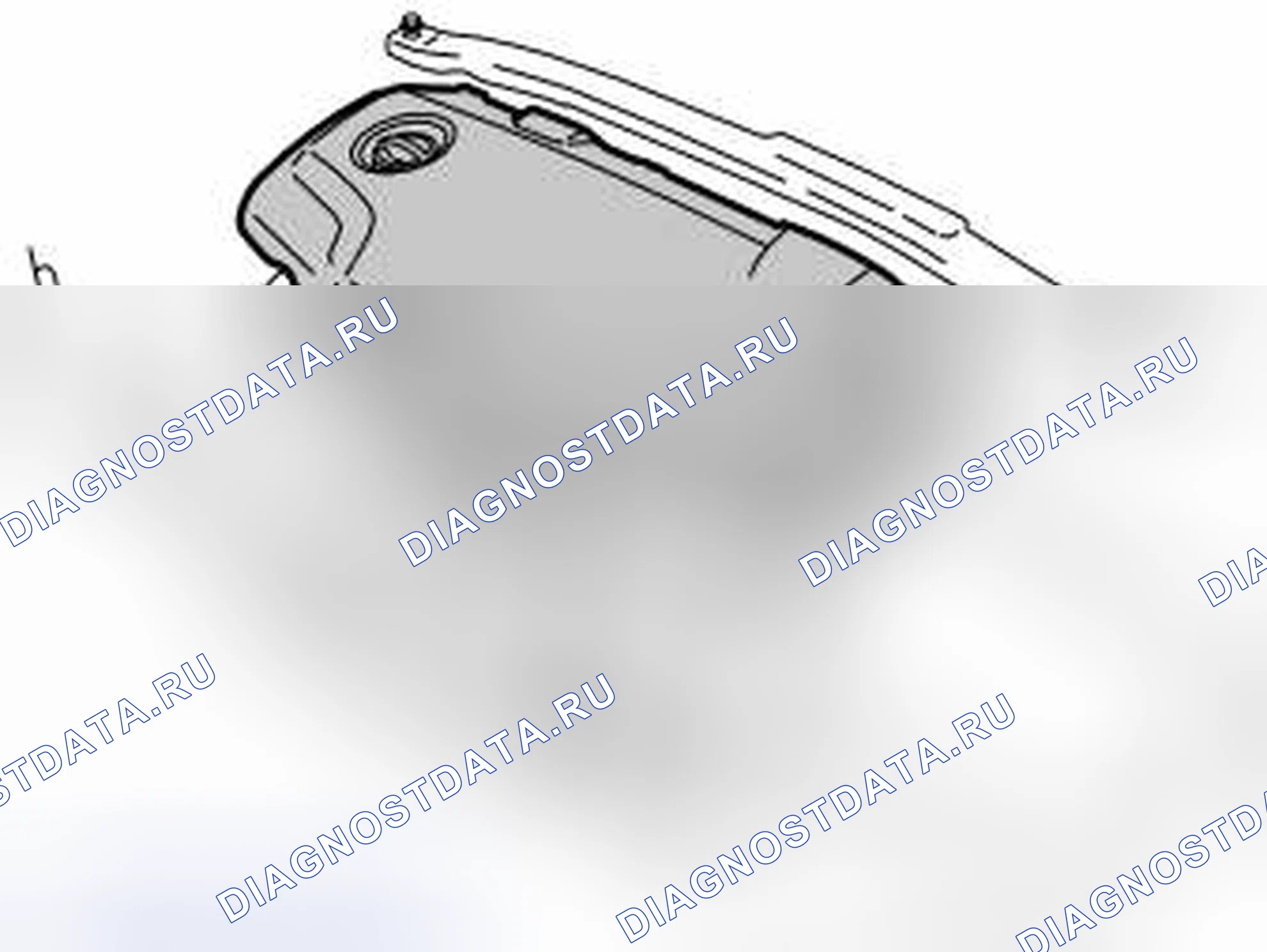 Рис. 62: Снятие верхней крышки двигателя. Volvo V70 II