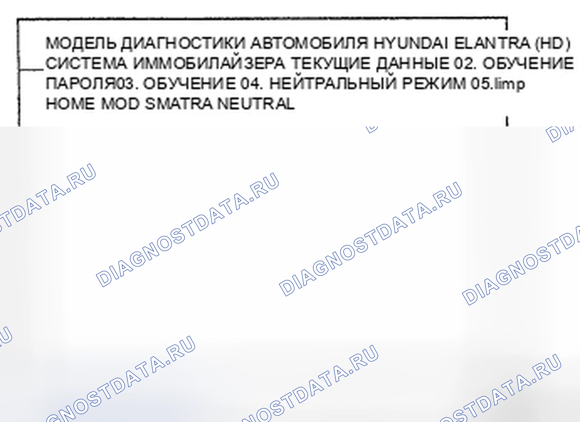 Рис. 136: ФУНКЦИЯ LIMP HOME. Hyundai Elantra IV