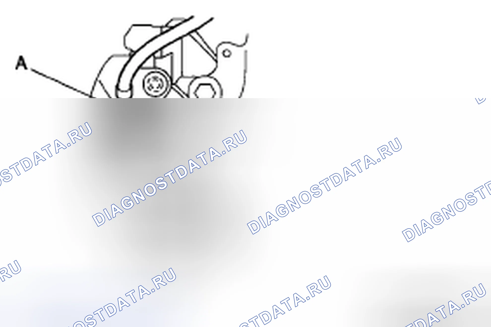 Рис. 15: Примечание по установке тормозного шланга. Mazda 5 I рестайлинг