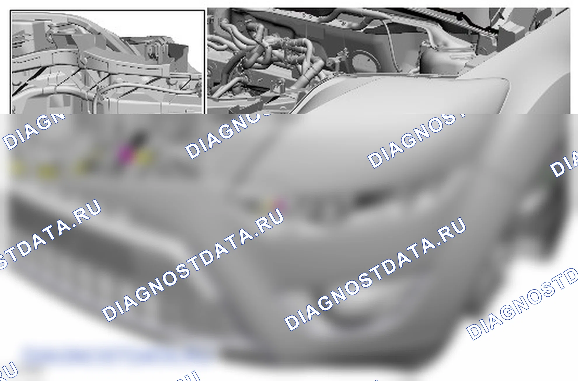 Как снять и установить кожух переднего бампера. Ford Kuga I