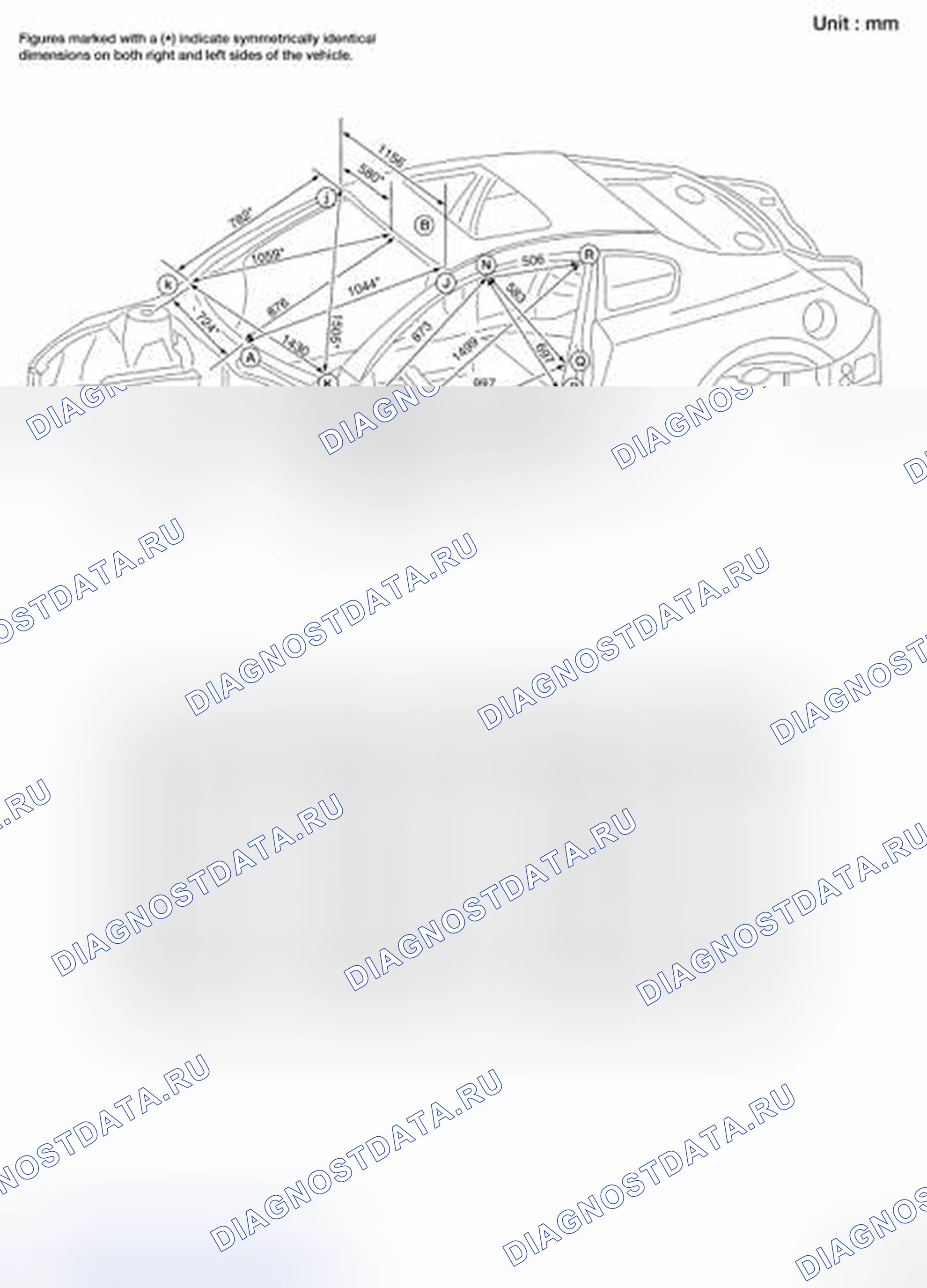 Рис. 334: Измерение. Nissan Altima L33