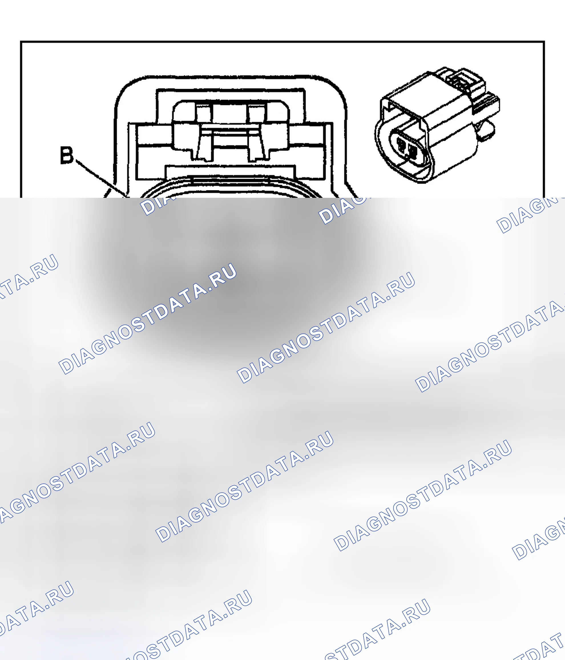 Рис. 10: Датчик пневматической подвески - Rr. Chevrolet TrailBlazer I