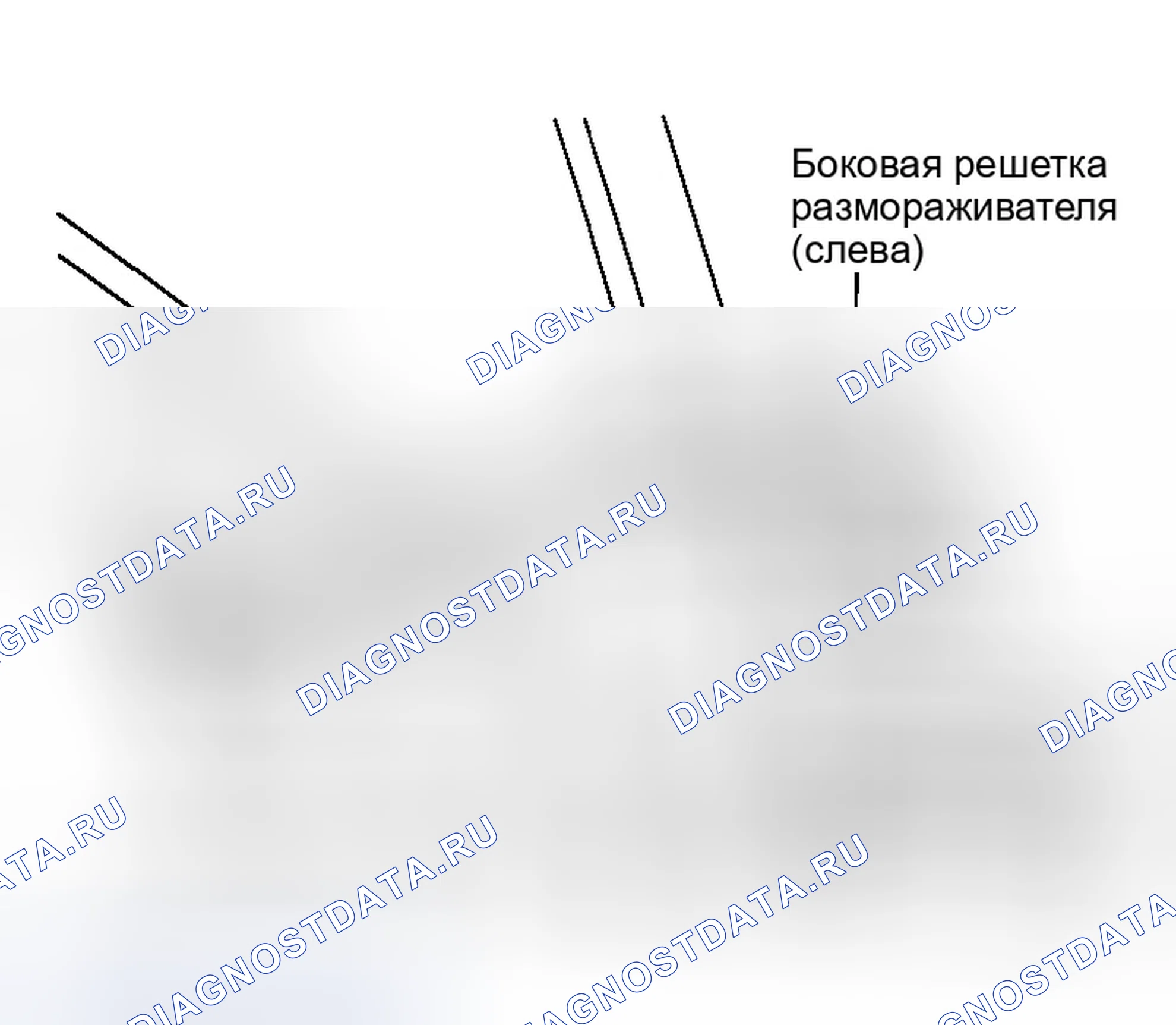 Рис. 98: Удаление боковых решеток дефростера. Infiniti M45 III