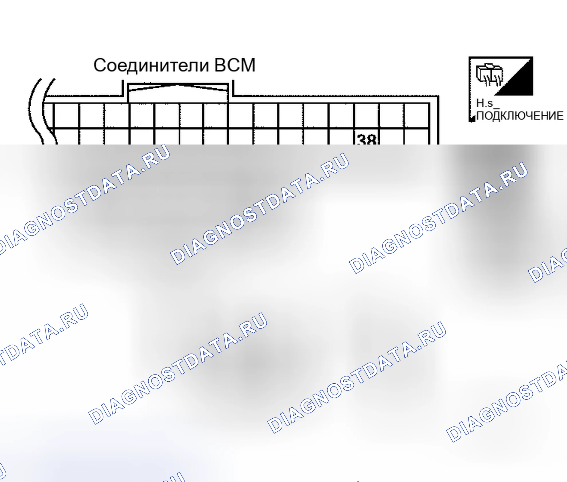 Рис. 100: Проверка источника питания BCM и цепи массы. Honda N-WGN I
