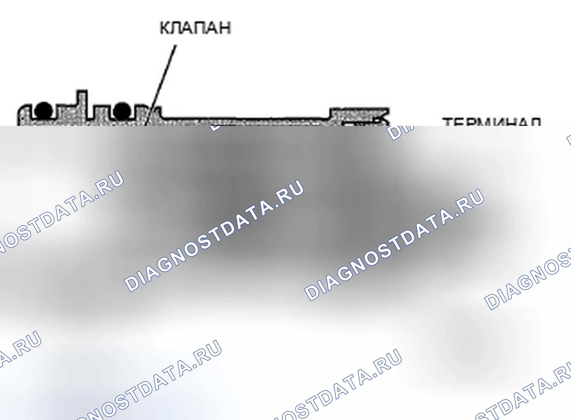 Рис. 54: Запорный клапан вентиляции канистры EVAP. Honda Pilot II