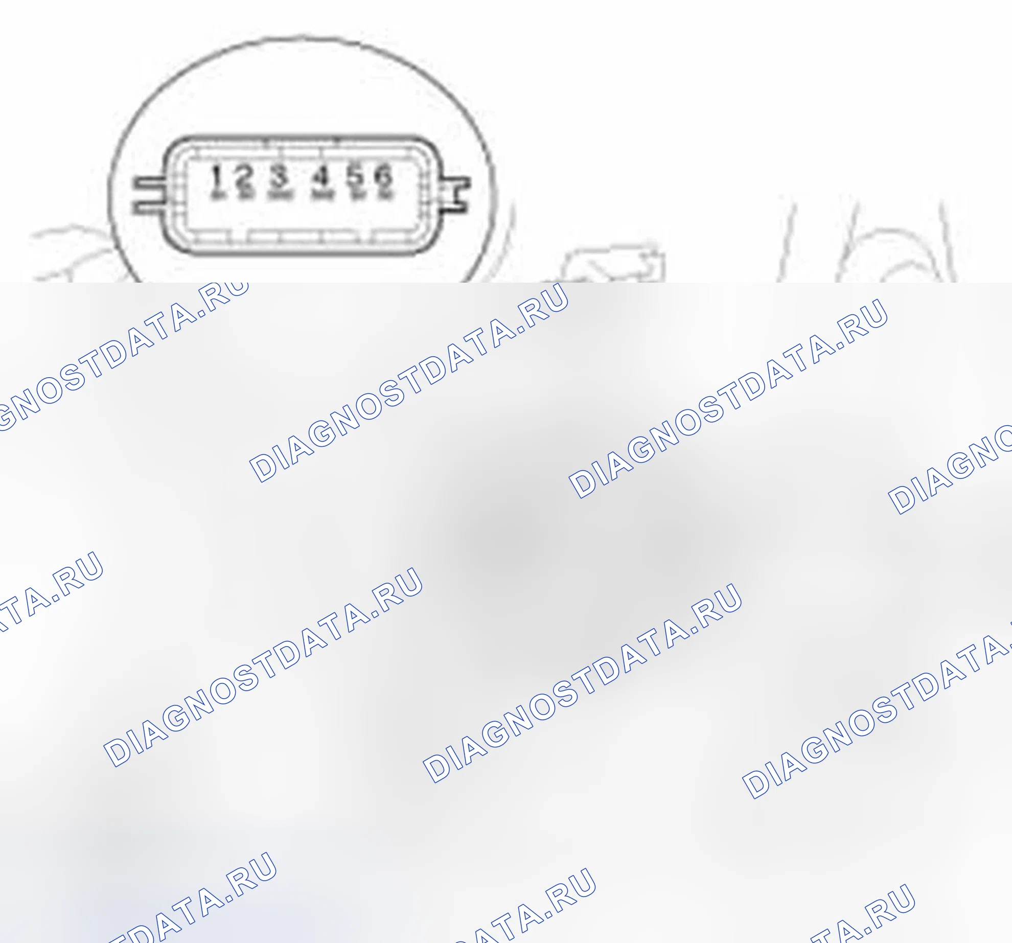 Рис. 13: Двигатель заднего силового окна. Hyundai Equus II