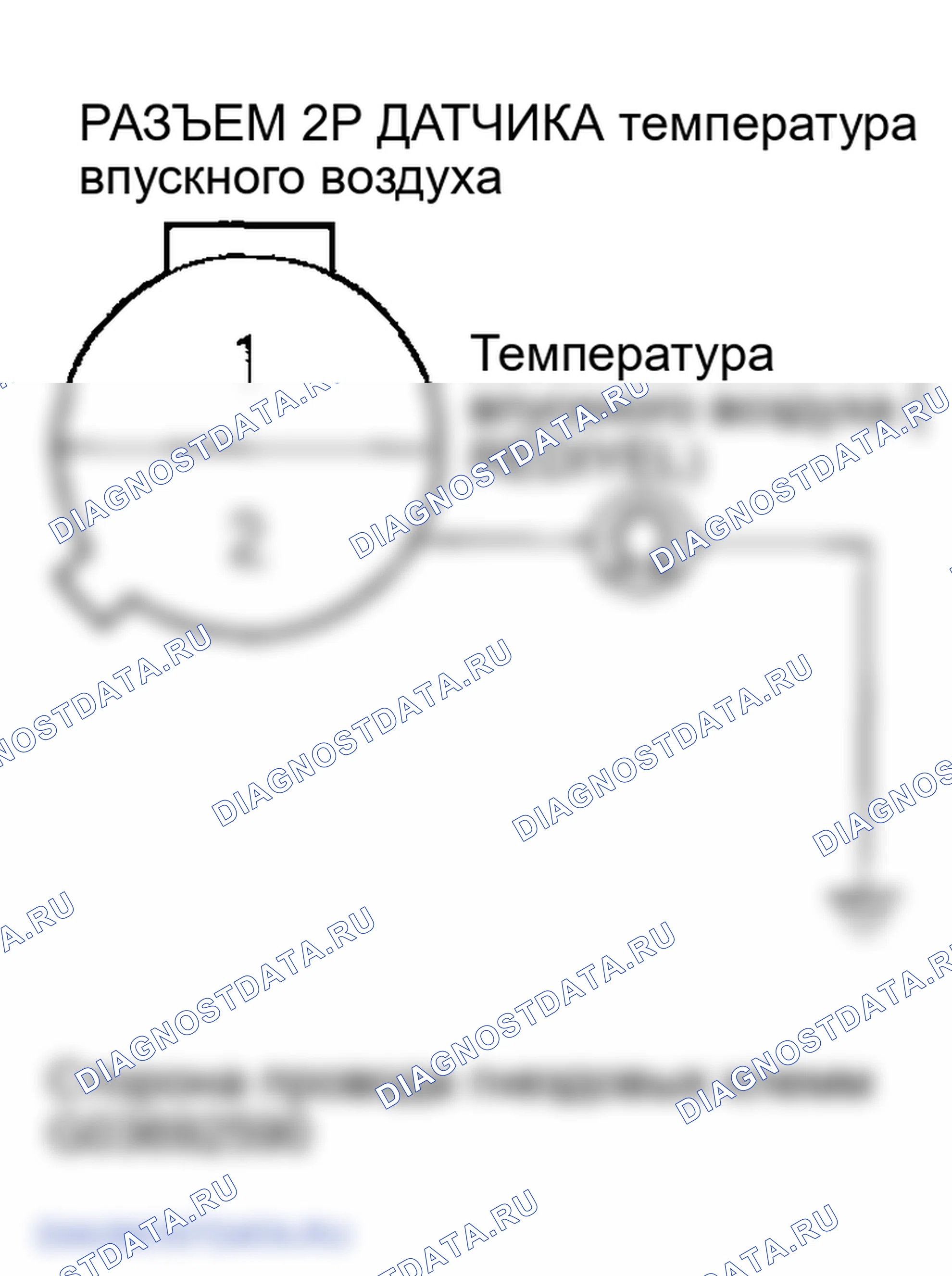 Рис. 27: P0112 расшифровка кода ошибки: низкое напряжение цепи датчика температура впускного воздуха. Honda S2000 AP1