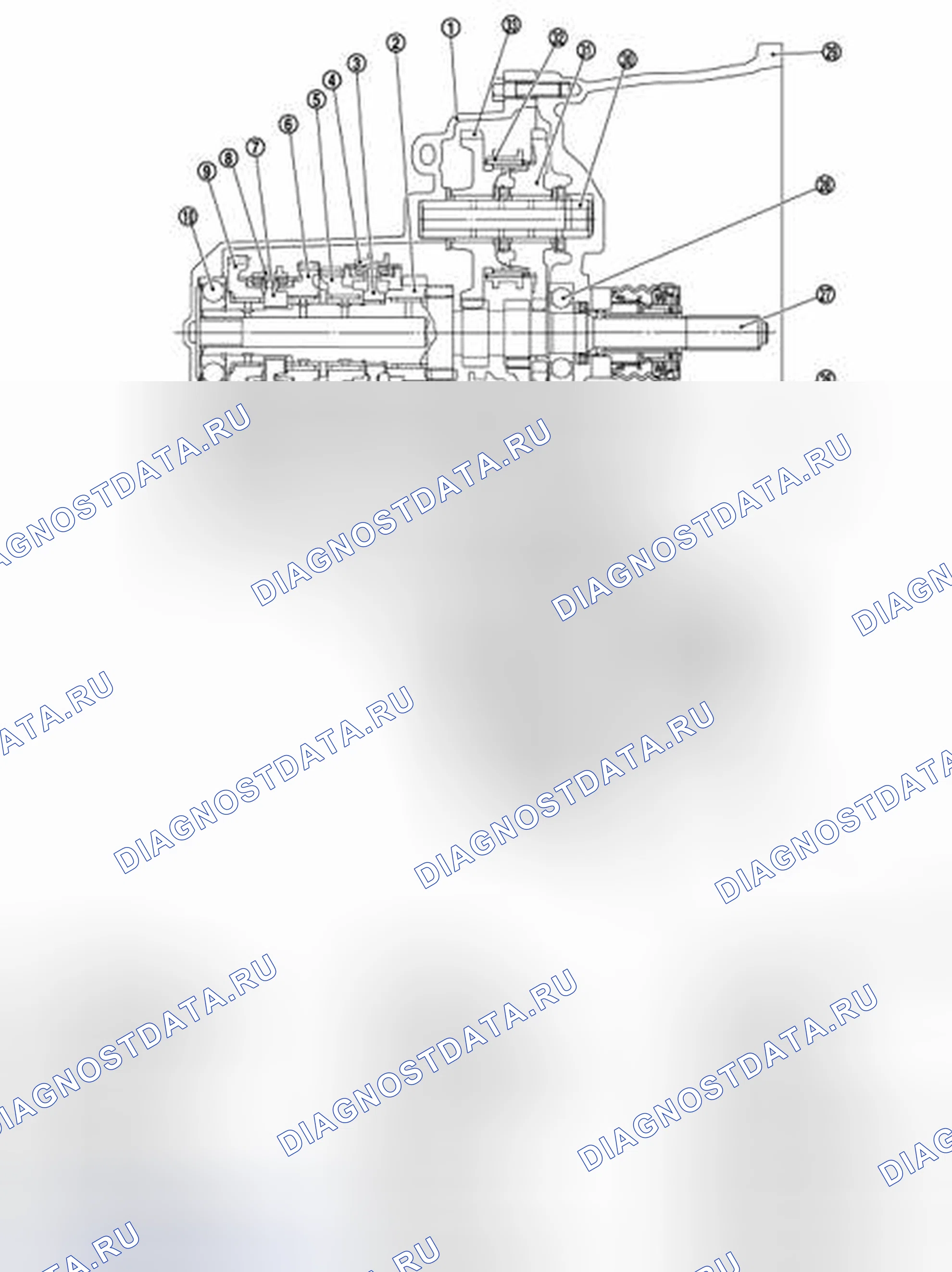 Рис. 1: Система M / T - поперечное сечение. Nissan Altima L32