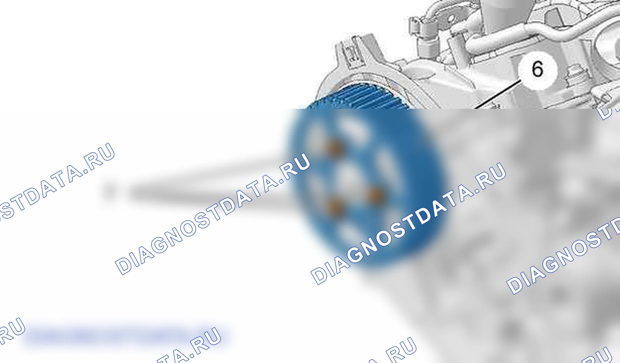 Снятие - установка: сальники двигателя — b1bg0mmd. Citroen C6 I