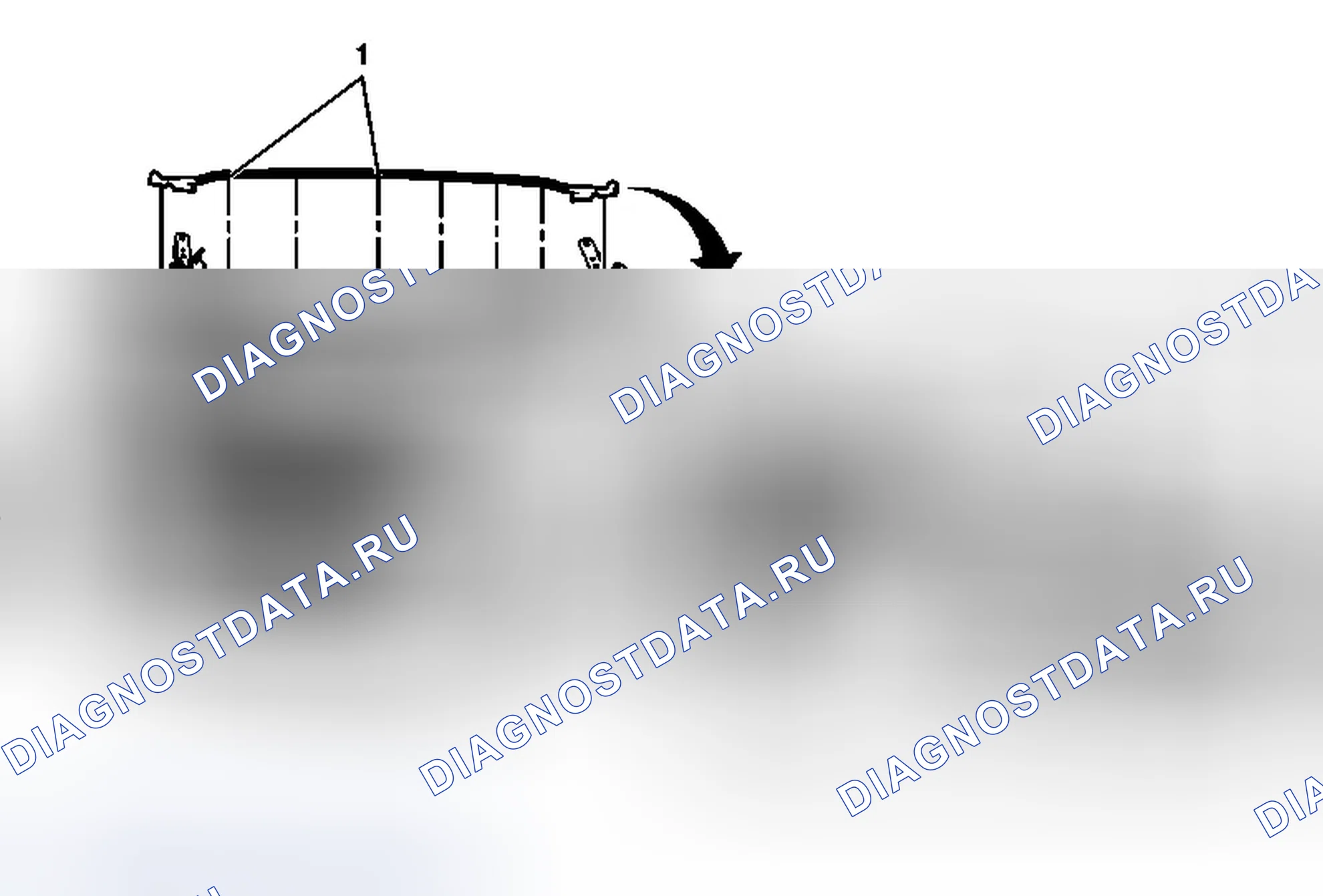 Рис. 56: Замена задней погодной полосы капота. Chevrolet Equinox II