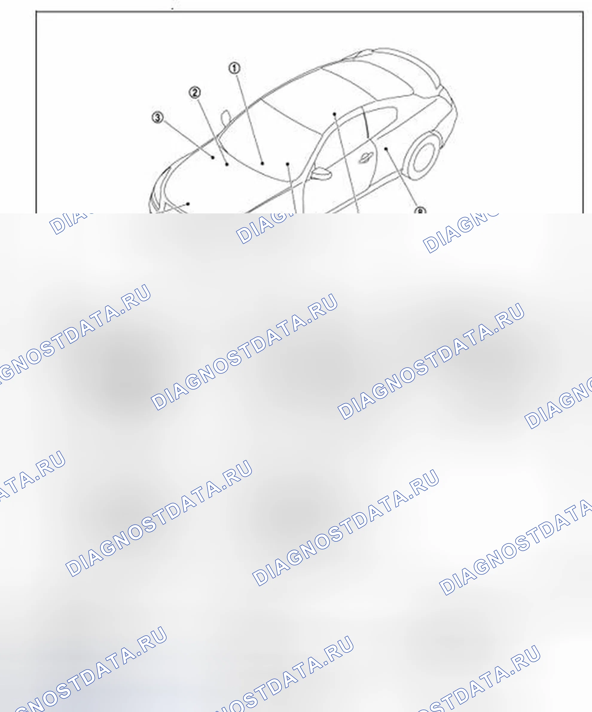 Рис. 2: СПИДОМЕТР: Расположение компонентов. Infiniti G37 IV рестайлинг