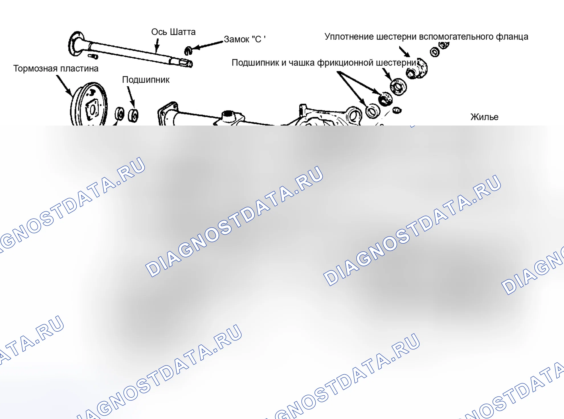 Рис. 7: Установка (все модели Exc. T1000). Pontiac Grand Prix IV