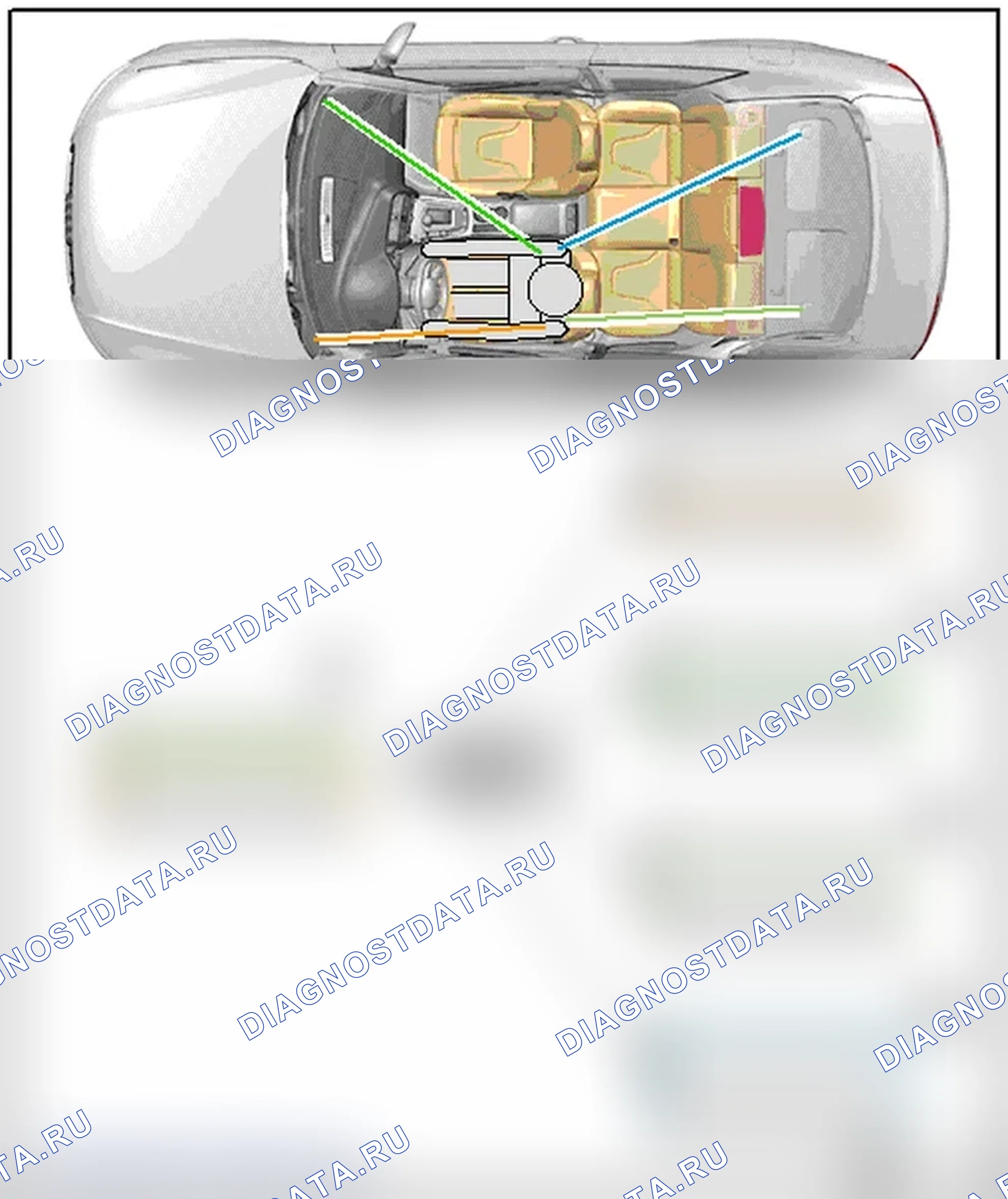 Рис. 9: ПОЗИЦИОННО-ЗАВИСИМАЯ КОРРЕКЦИЯ ОБЪЕМА/ВРЕМЕНИ РАБОТЫ. Audi S5 I