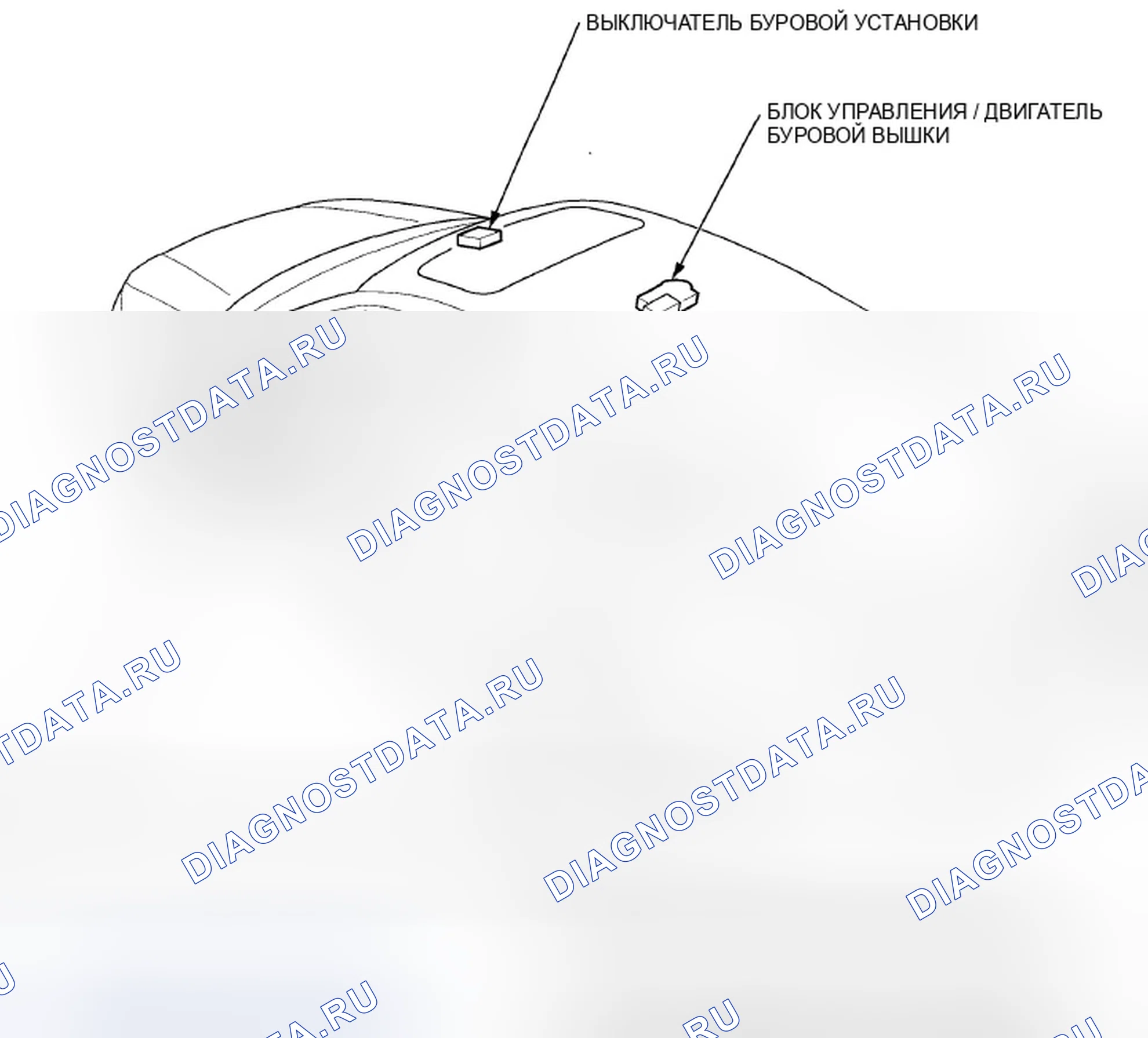 Рис. 65: Указатель расположения компонентов. Honda Crosstour I
