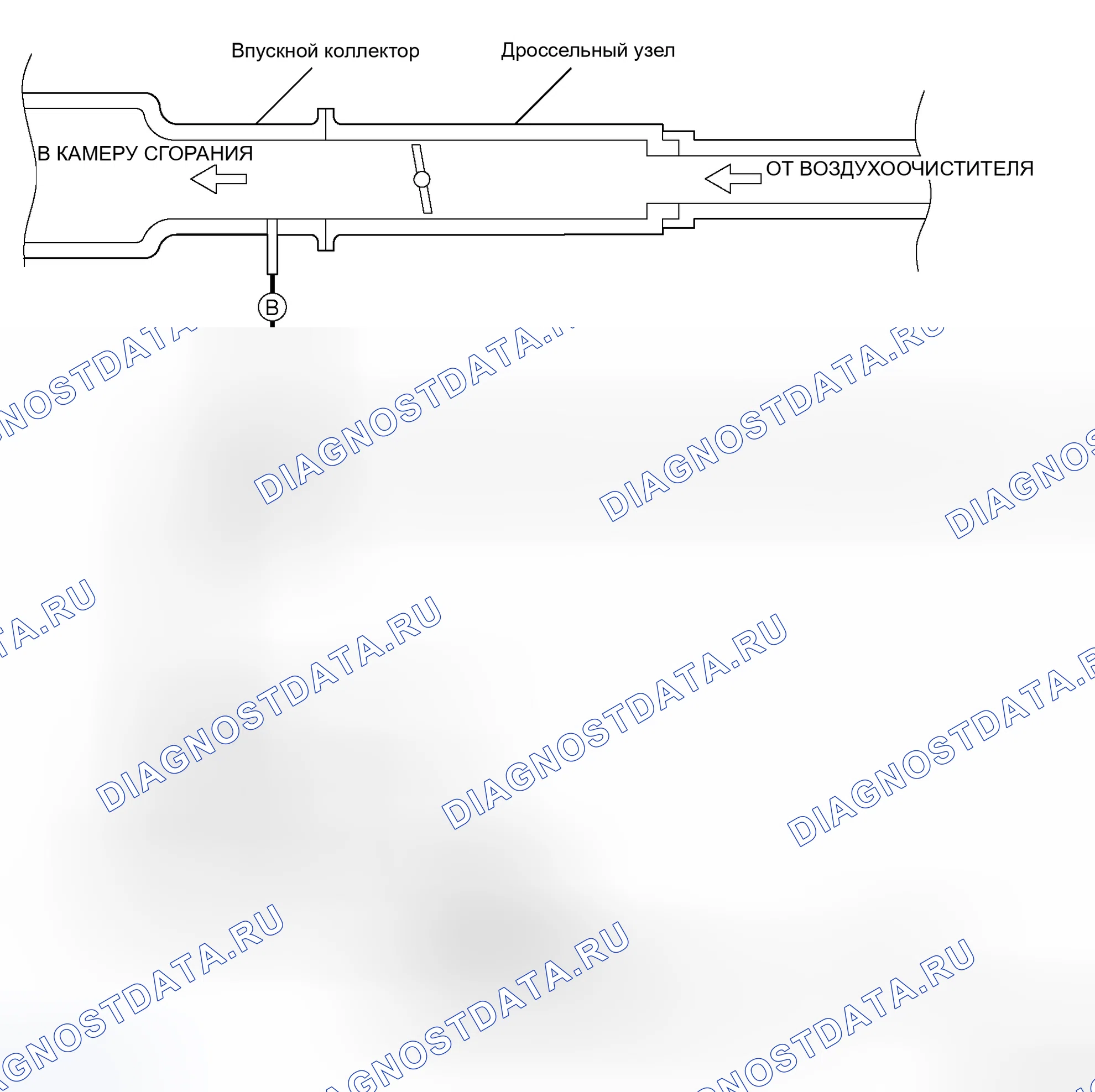 Рис. 24: СХЕМА ВАКУУМНОЙ ЦЕПИ. Honda e:NS1 I