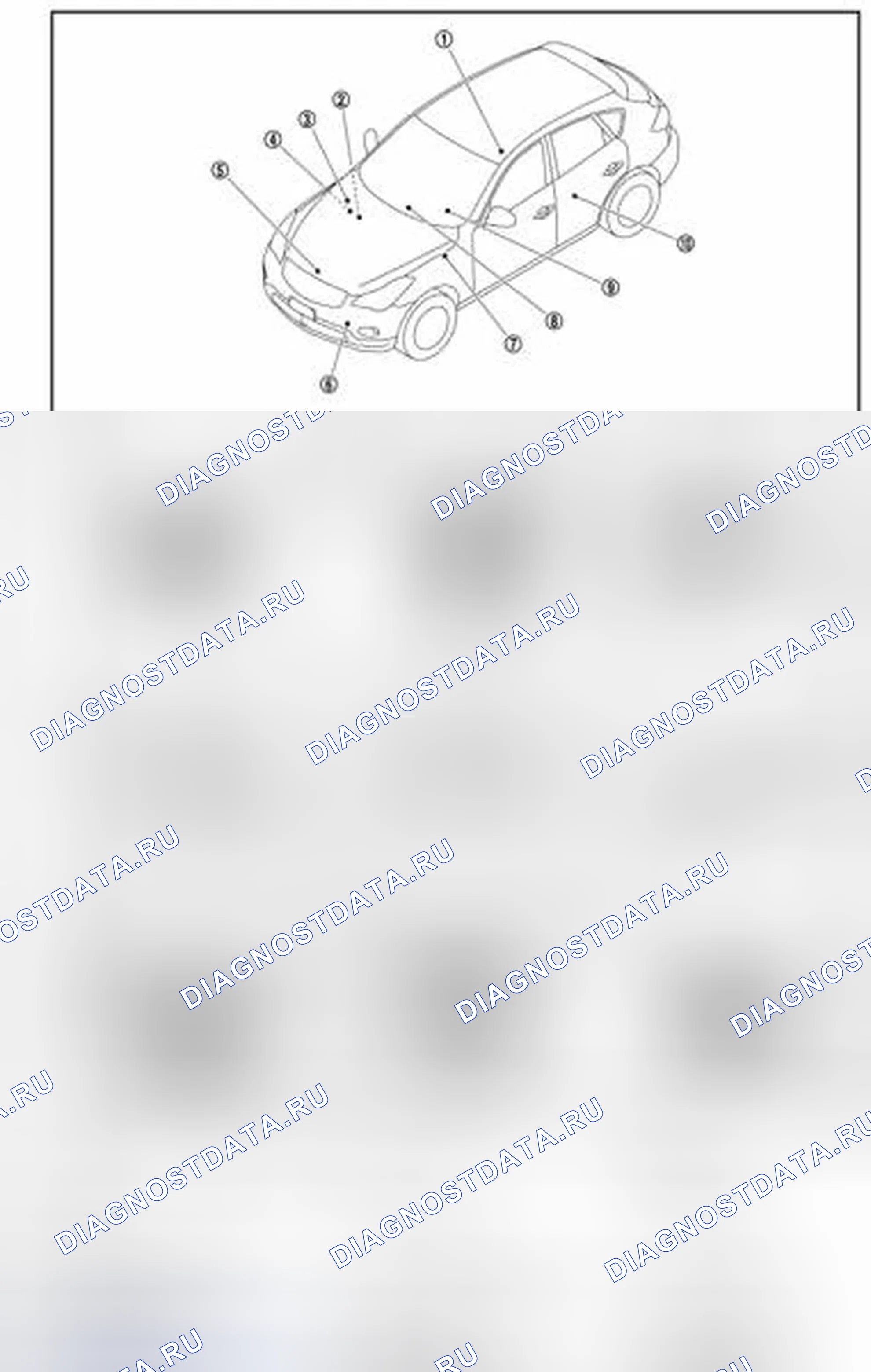 Рис. 54: ТАХОМЕТР: Расположение компонентов. Infiniti EX35 I