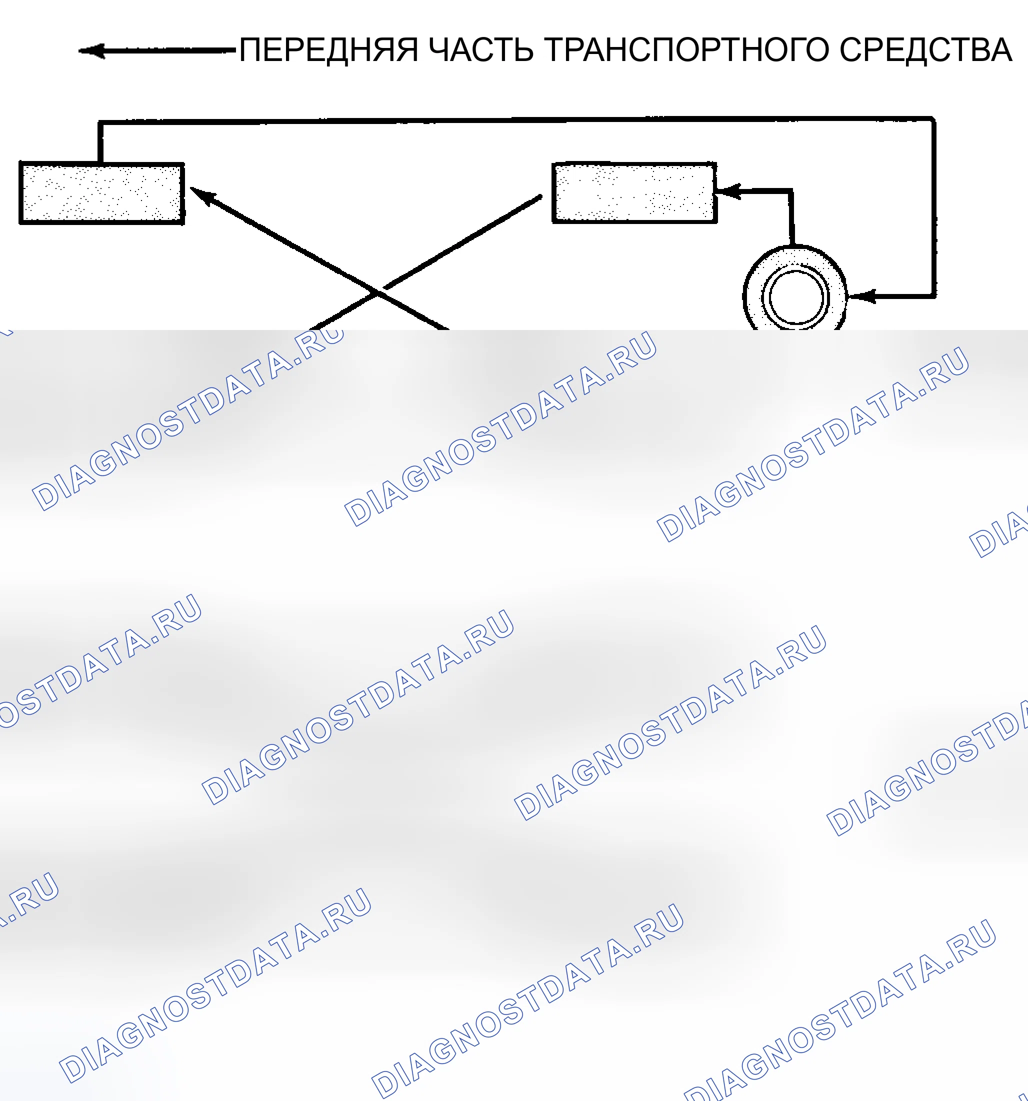 Рис. 16: НЕНАПРАВЛЕННЫЕ ШИНЫ С РИСУНКОМ ПРОТЕКТОРА. Chrysler Sebring III