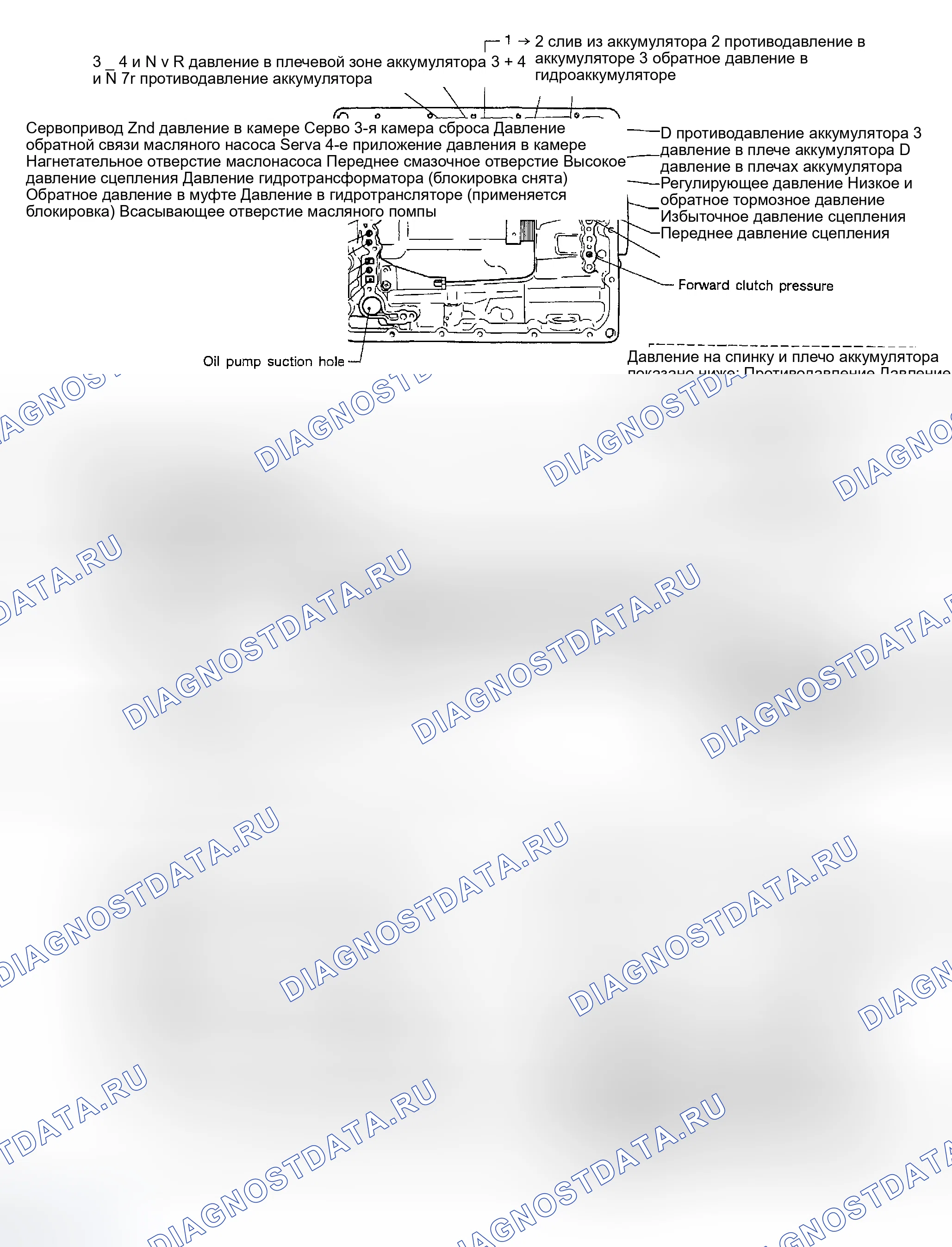 Рис. 168: Масляный канал. Honda Odyssey (North America) I