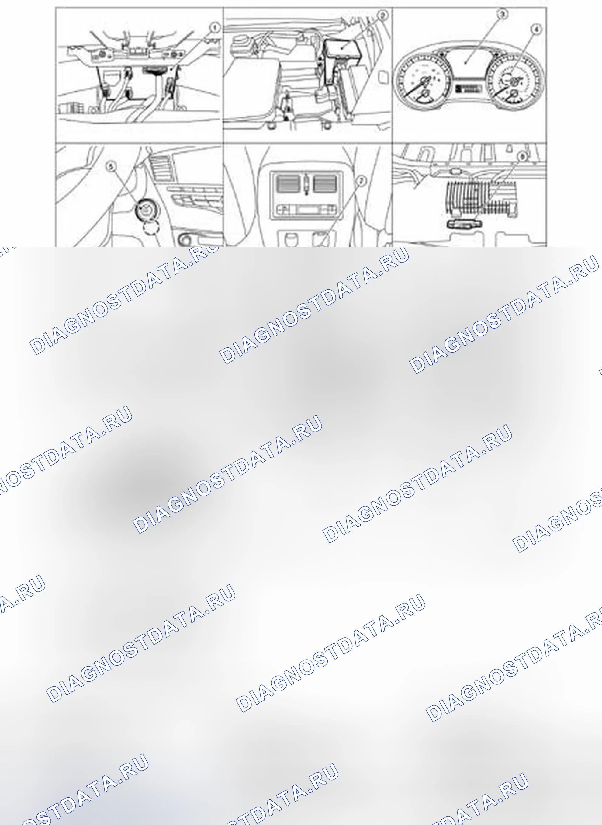 Рис. 157: Расположение компонентов. Infiniti QX60 I