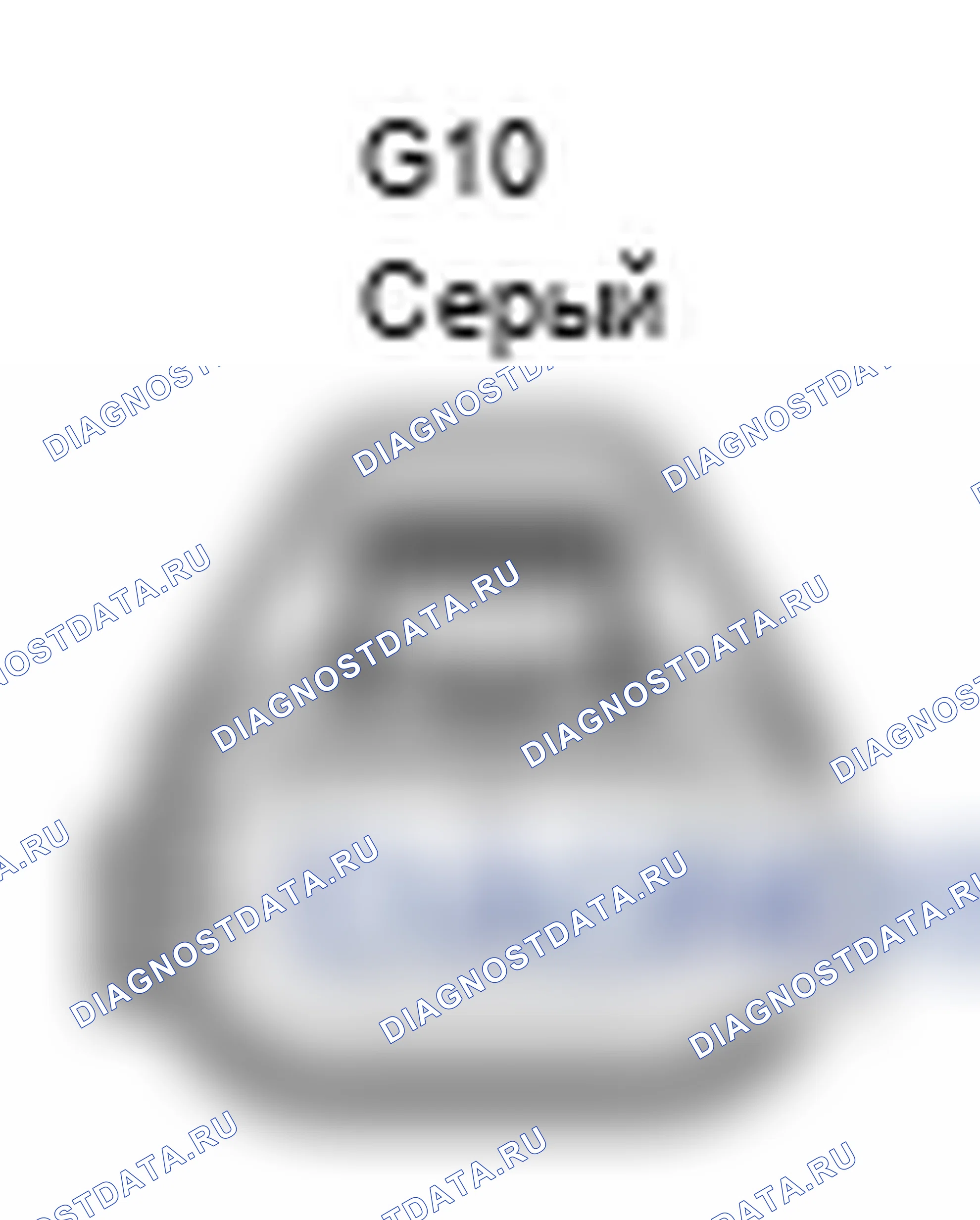 Рис. 243: Вид с торца соединителя инжектора прямого впрыска топлива в сборе № 4 (G10). Lexus IS F I