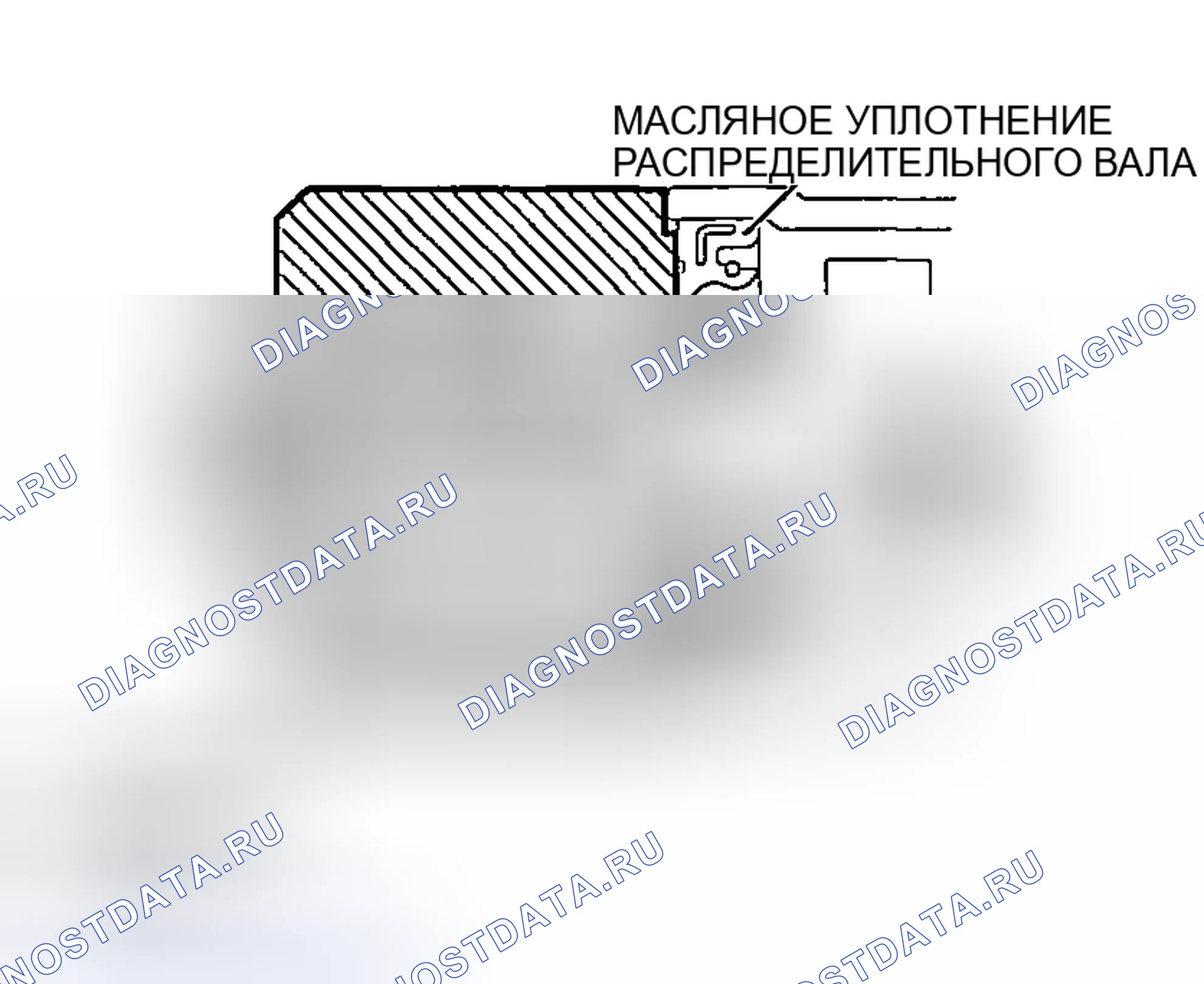 Рис. 61: > > МОНТАЖ МАСЛЯНОГО УПЛОТНЕНИЯ РАСПРЕДЕЛИТЕЛЬНОГО ВАЛА < <. Mazda MX-30 I