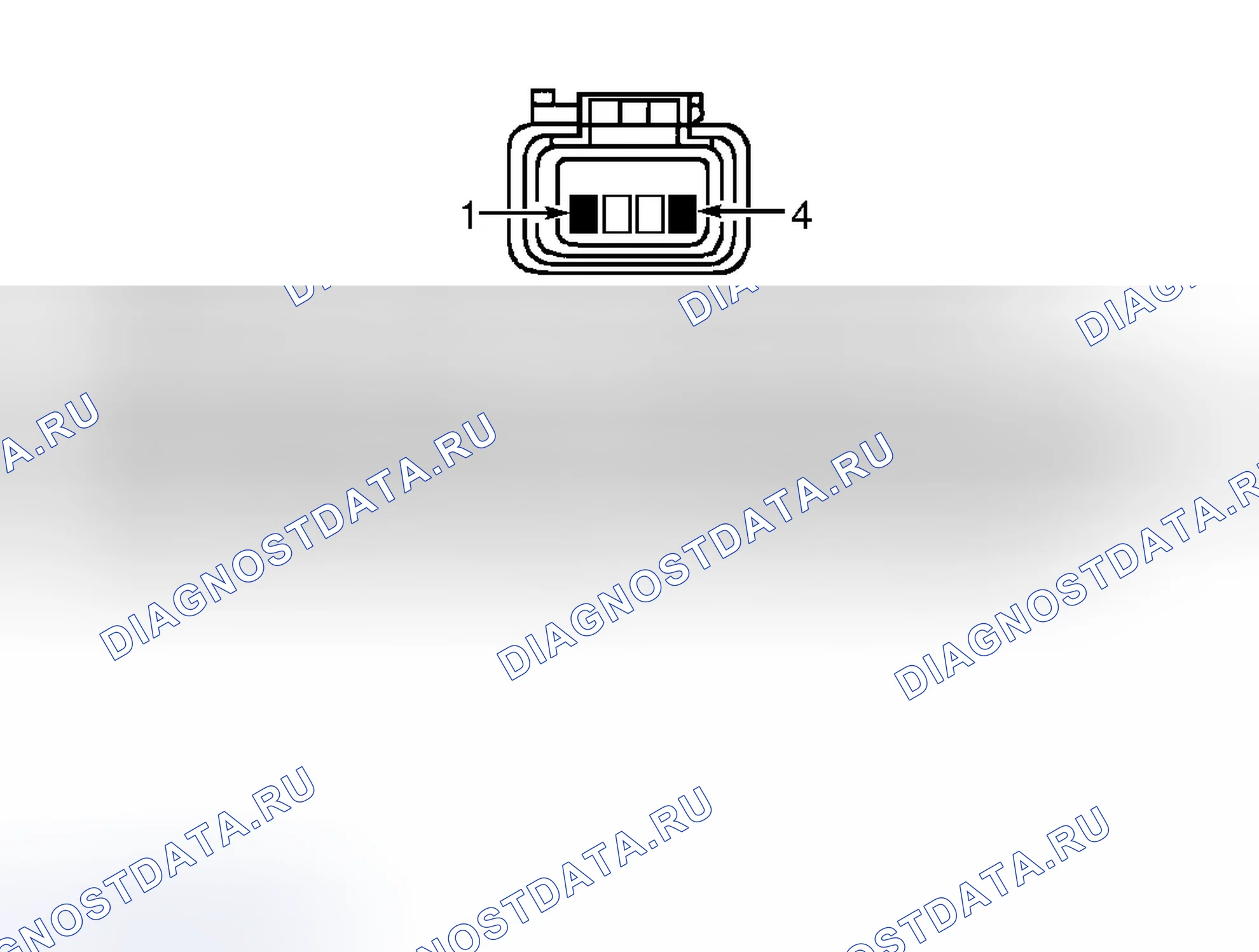 Рис. 20: ВИД С ТОРЦА СЕРВОРАЗЪЕМА УПРАВЛЕНИЯ СКОРОСТЬЮ. Dodge Cab & Chassis R2500 