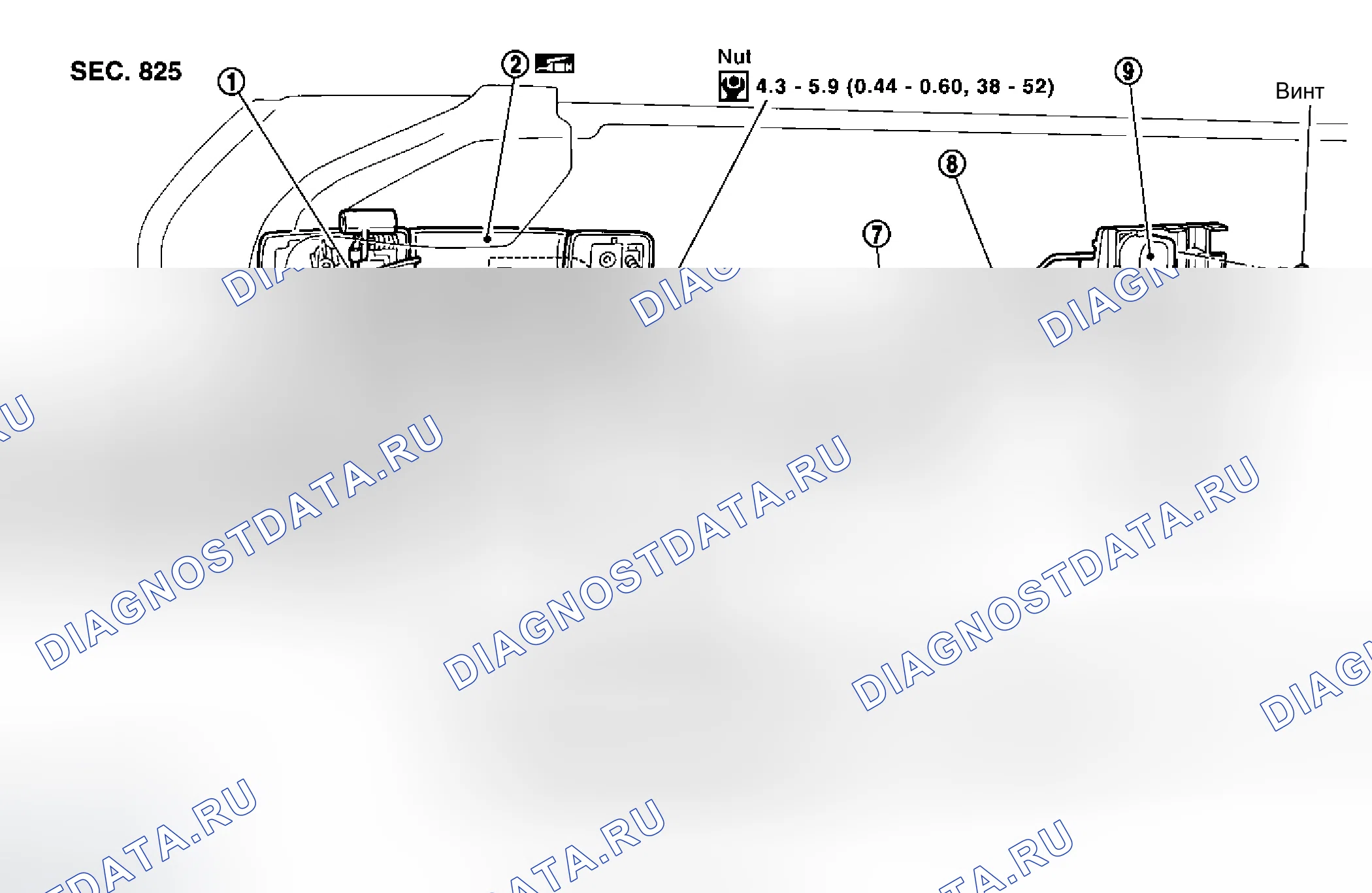 Рис. 190: Компоненты. Infiniti M45 II