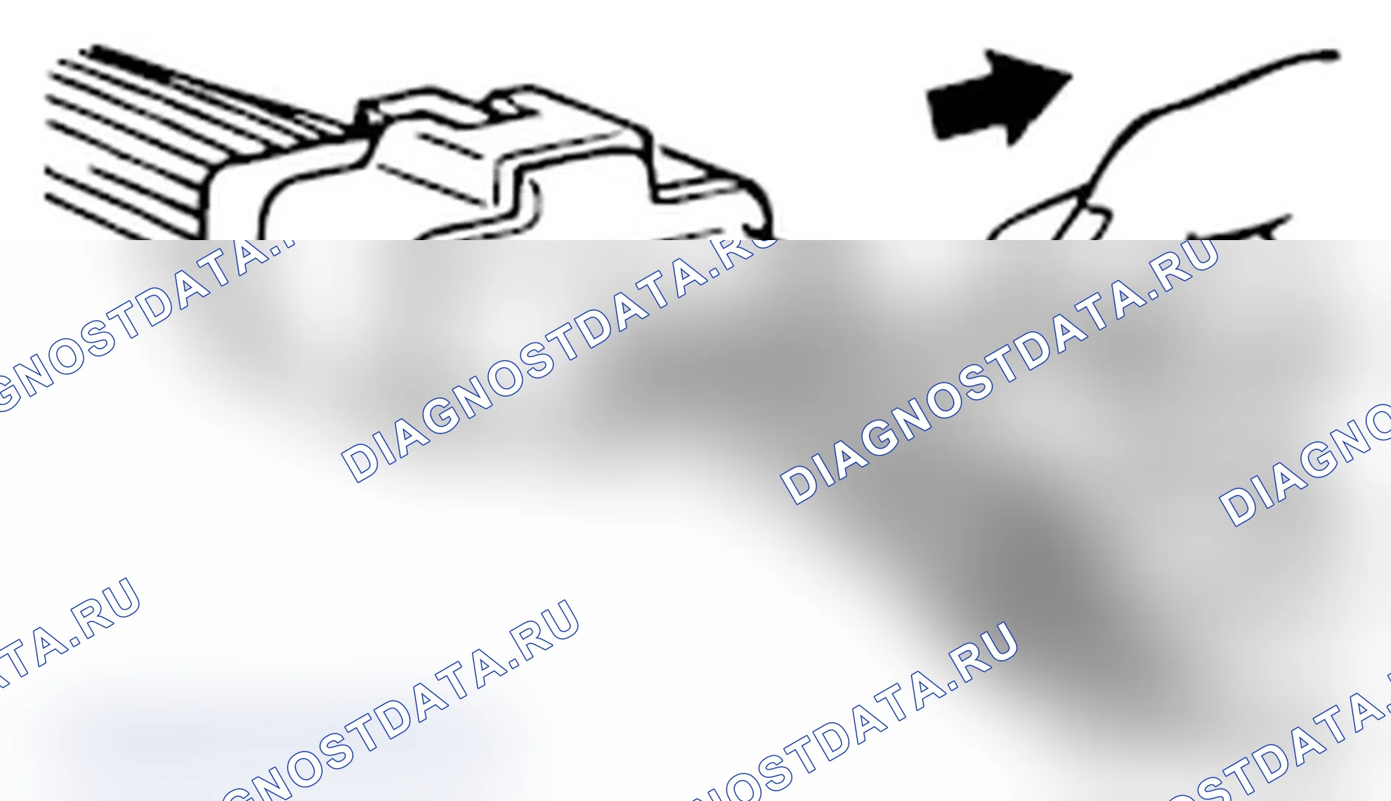 Рис. 11: ПРОВЕРКА ШТЫРЕЙ РАЗЪЕМА. Mitsubishi Lancer Ralliart X