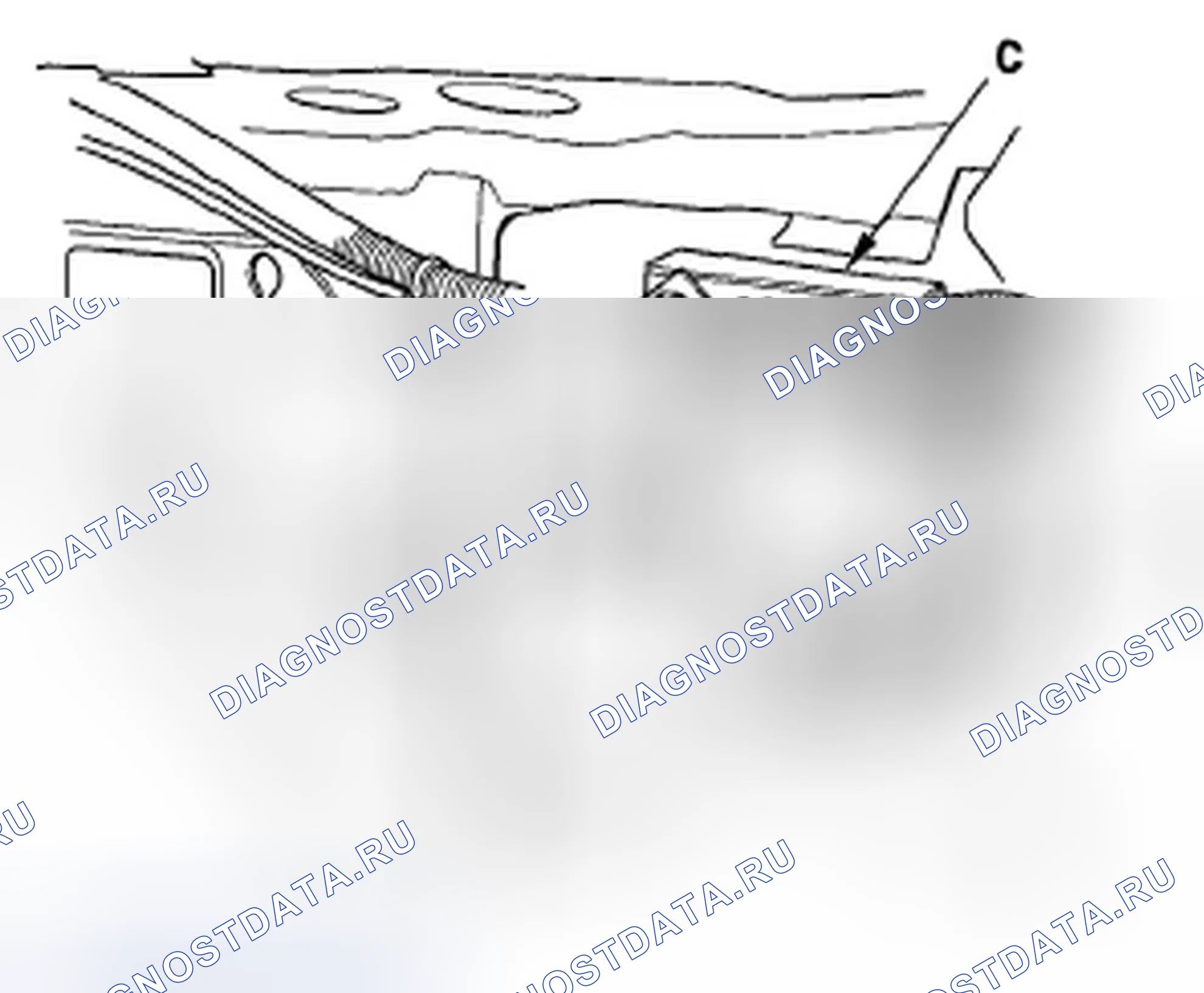 Рис. 140: Демонтаж / монтаж приемника Xm. Honda Civic VIII