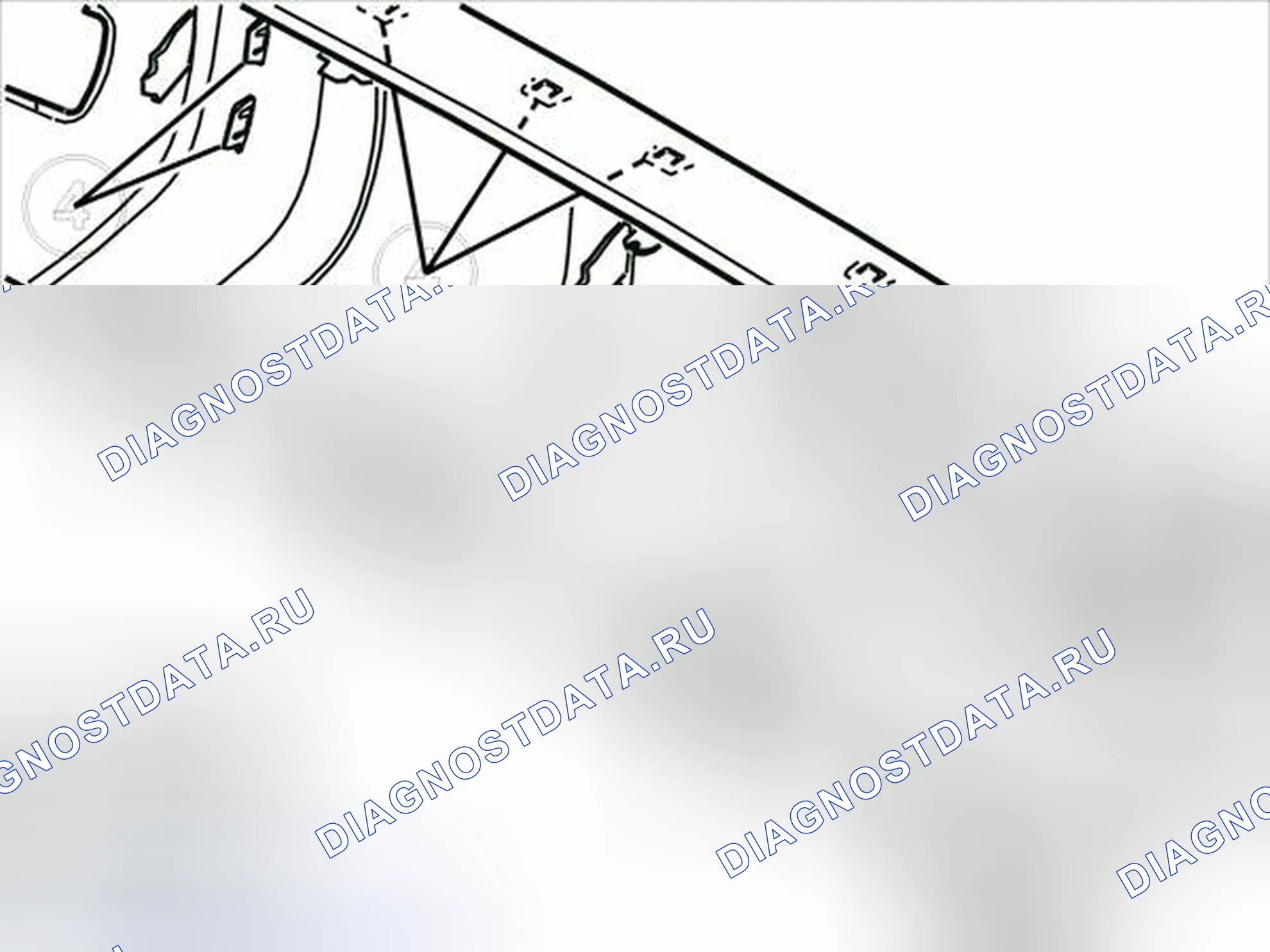 Рис. 613: Перенос задней защитной панели. Volvo V70 II