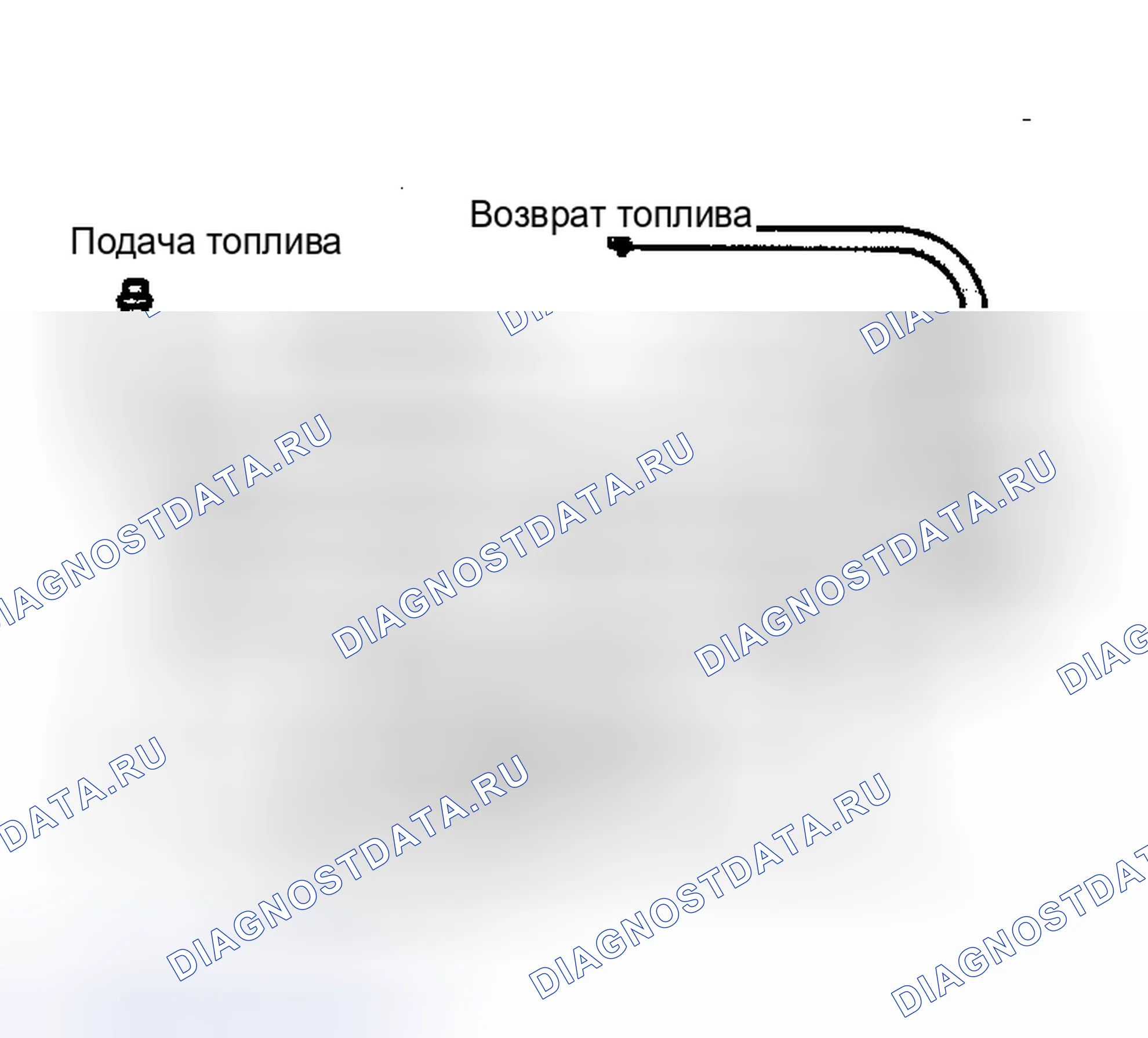 Рис. 22: Компоненты контроля топлива. Plymouth Caravelle I