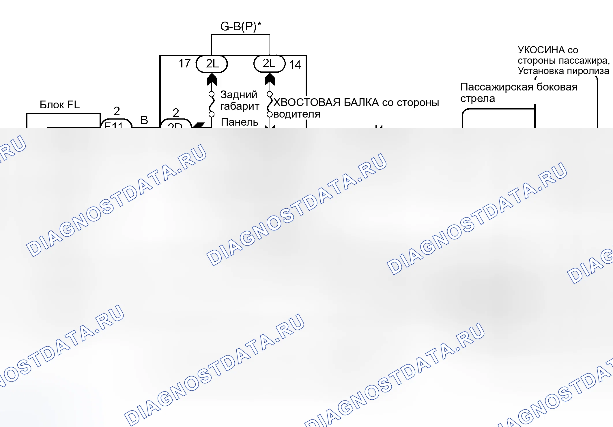 Рис. 41: электросхема. Toyota RAV4 II рестайлинг