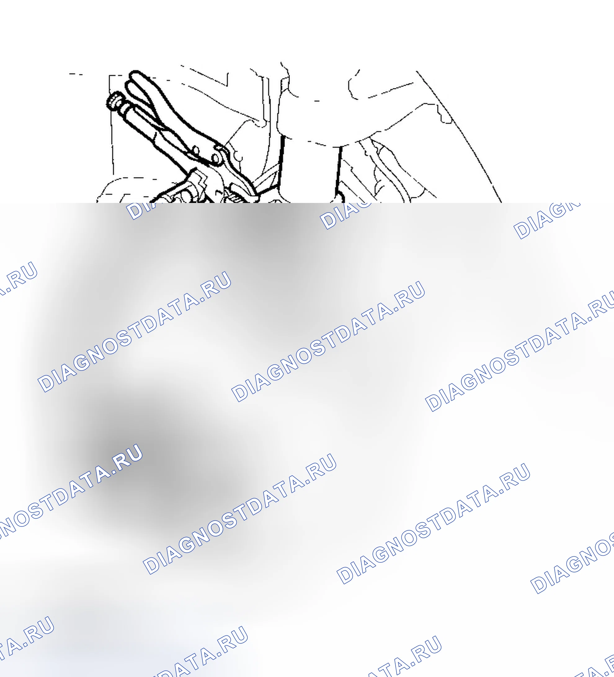 Рис. 10: Проверка торцевого люфта подшипника колеса. Honda Element YH2
