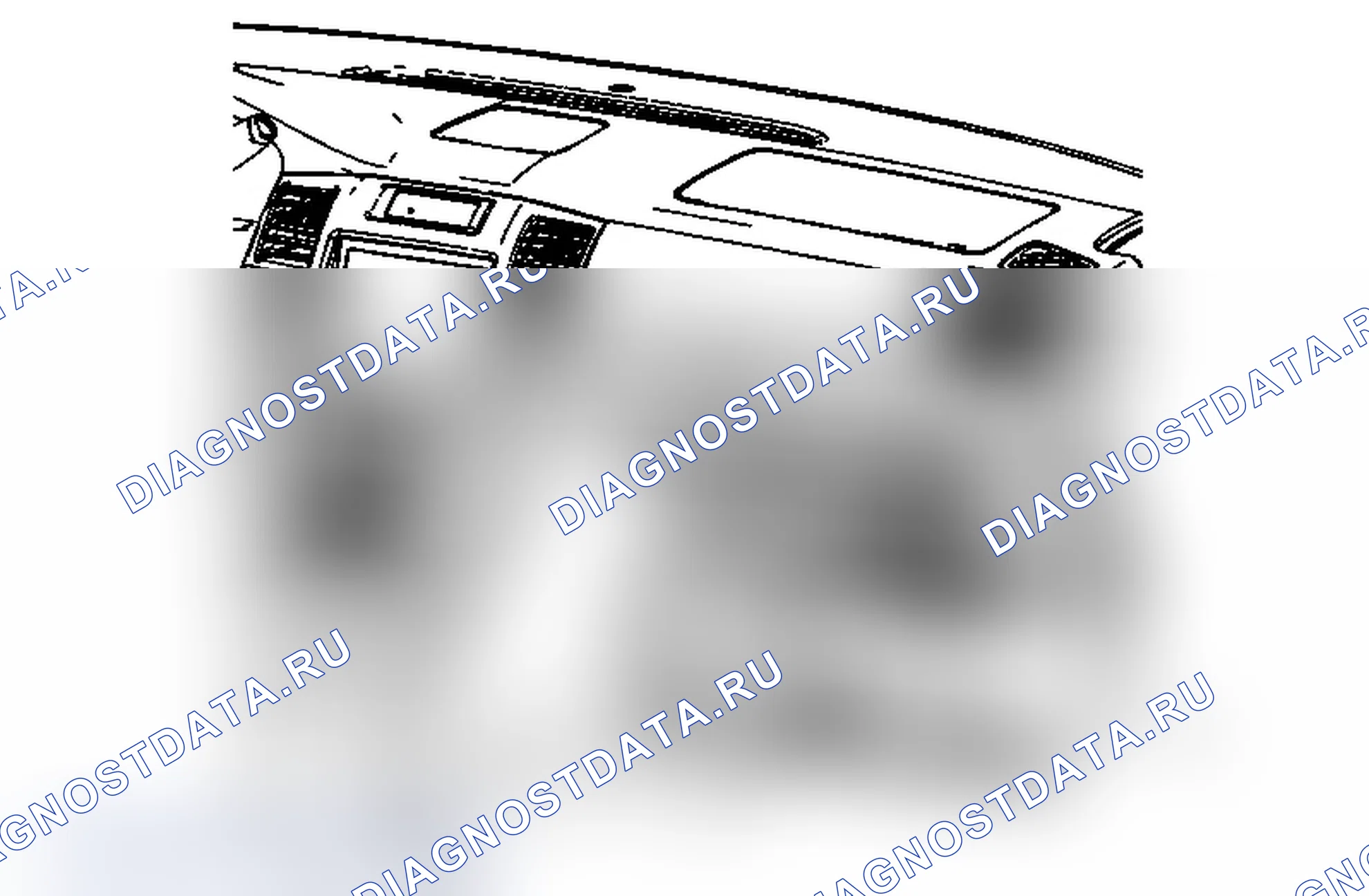 Рис. 153: Замена двери отсека приборной панели (Cadillac). Chevrolet Tahoe III