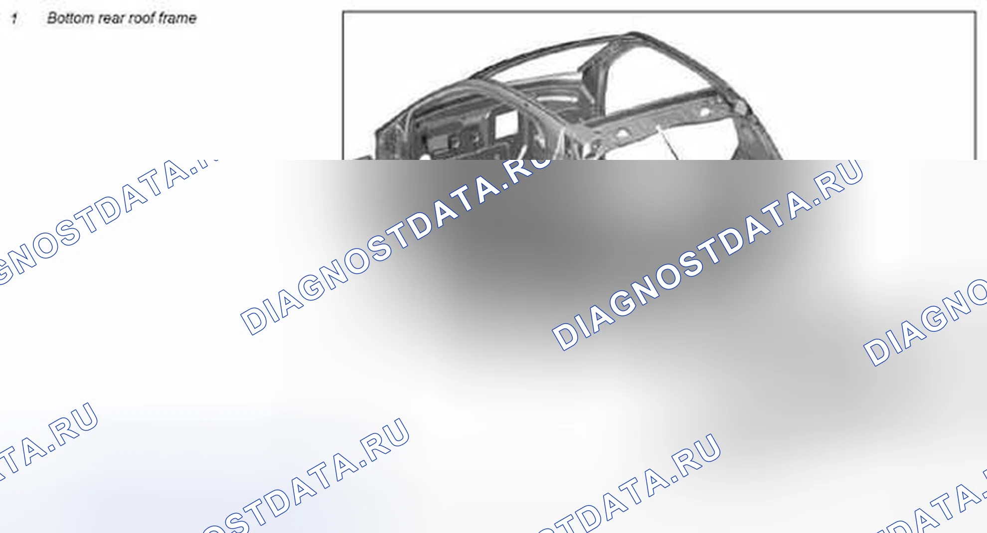 Рис. 354: Снять / установить раму задней крыши - AR65.20-P-1008MCD. Kia Soul I