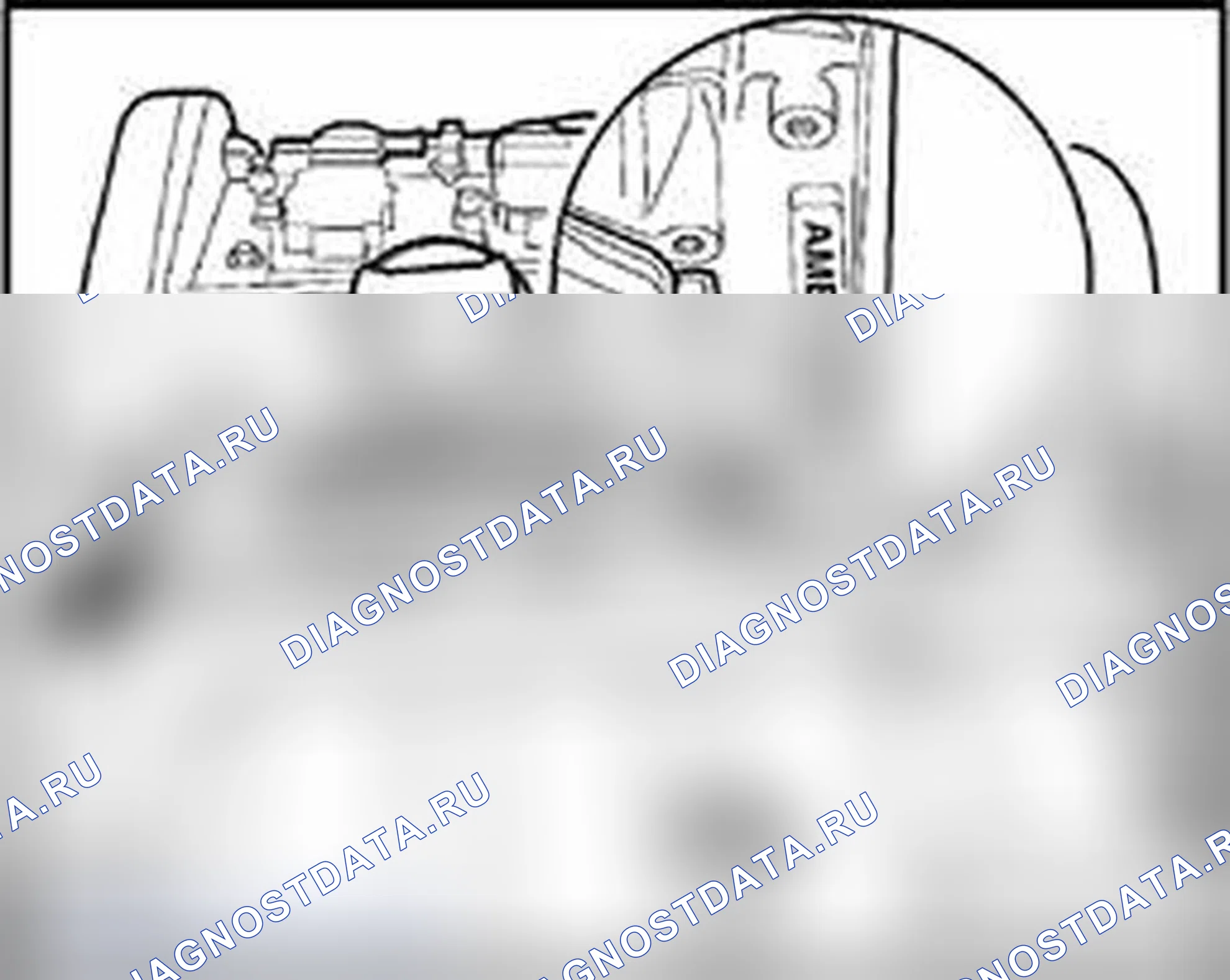 Рис. 111: Номер двигателя. Audi A4 B7