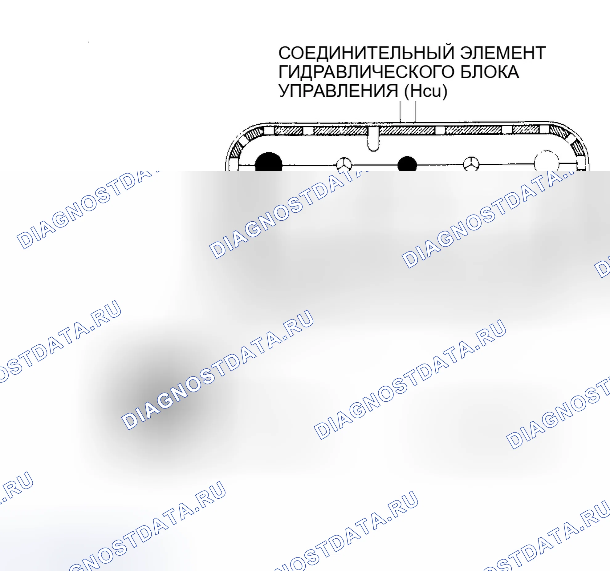 Рис. 16: Проверка сопротивления правого переднего впускного клапана Hcu. Jeep Grand Cherokee ZJ