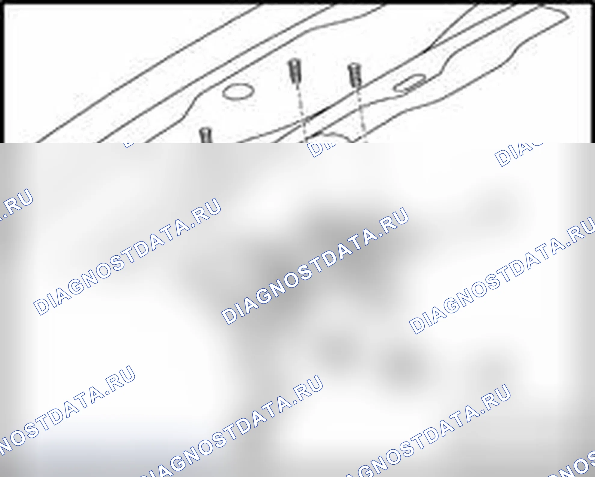 Рис. 308: Захват крюка, снятие и установка. Audi S4 B7