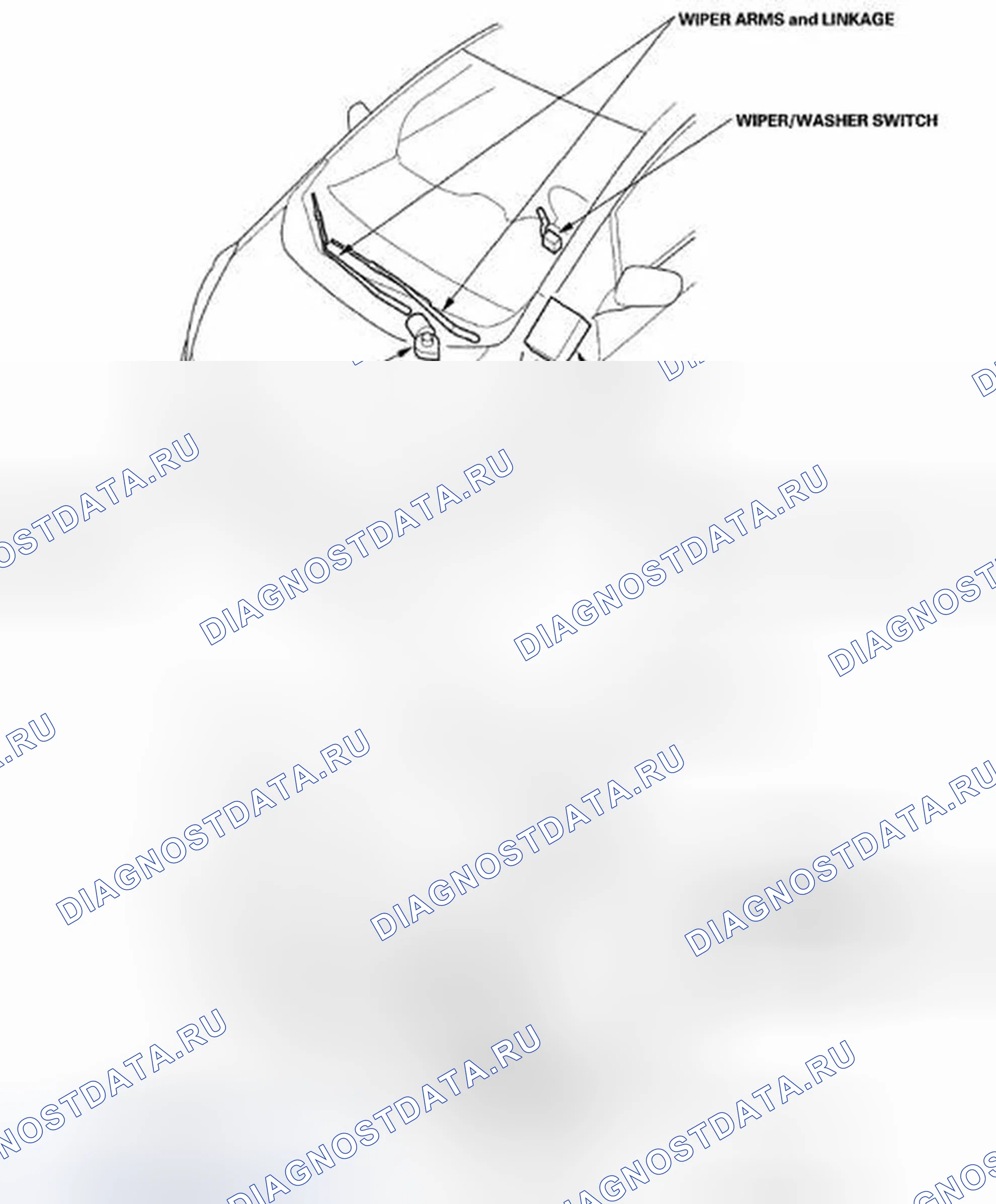 Рис. 1: Указатель расположения компонентов. Honda Fit GE