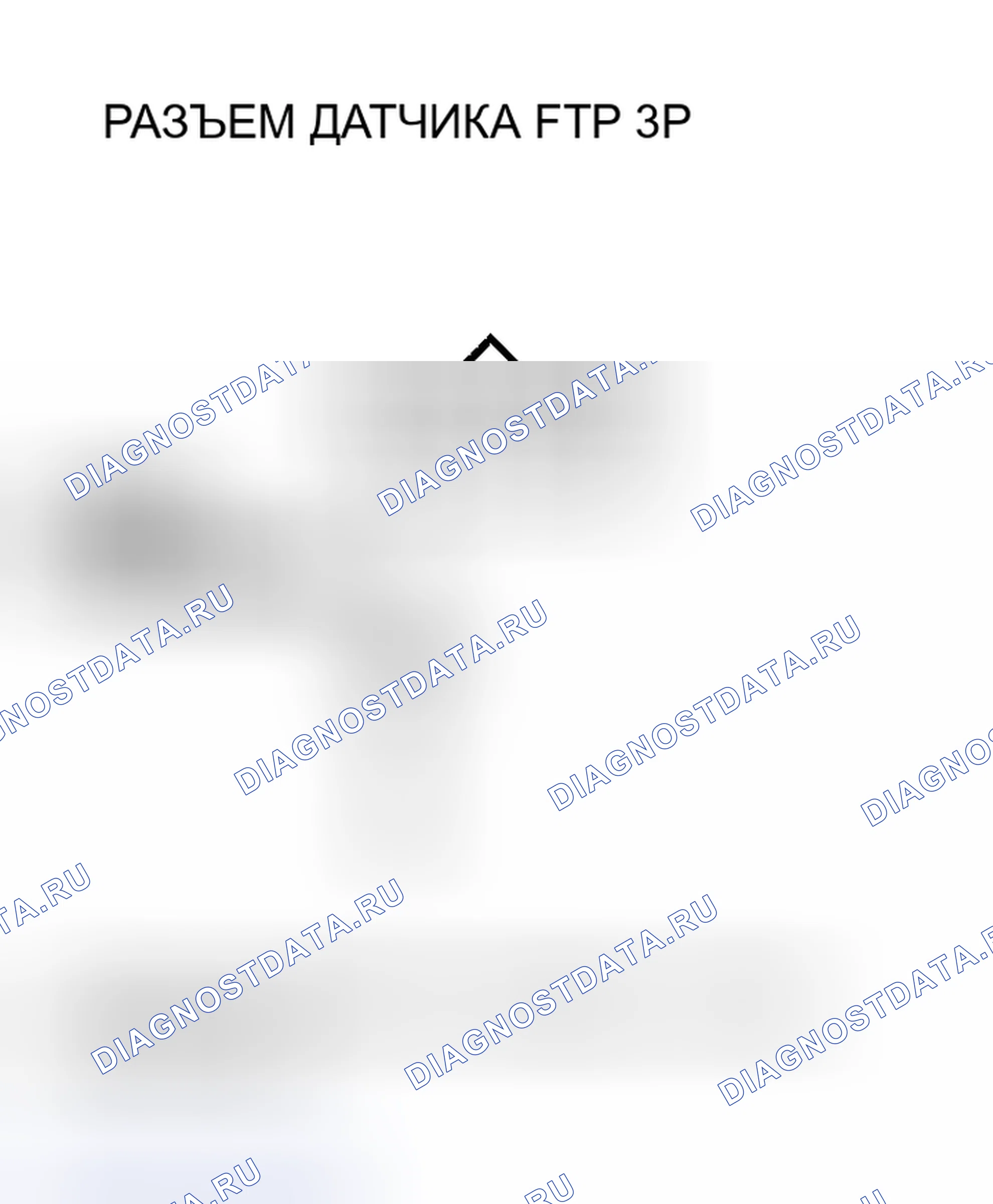 Рис. 13: P0452 расшифровка кода ошибки: низковольтная цепь датчика FTP. Honda CR-V II рестайлинг